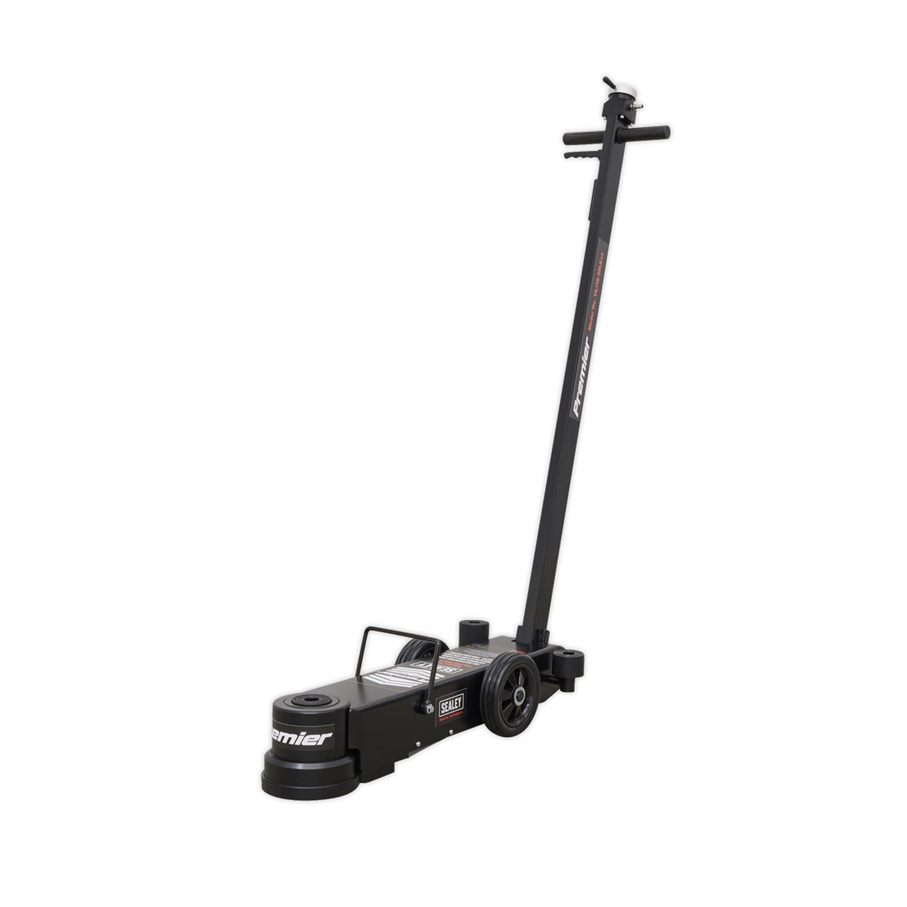 Sealey Air Operated Jack 15-30t Telescopic - Long Reach/Low Entry
