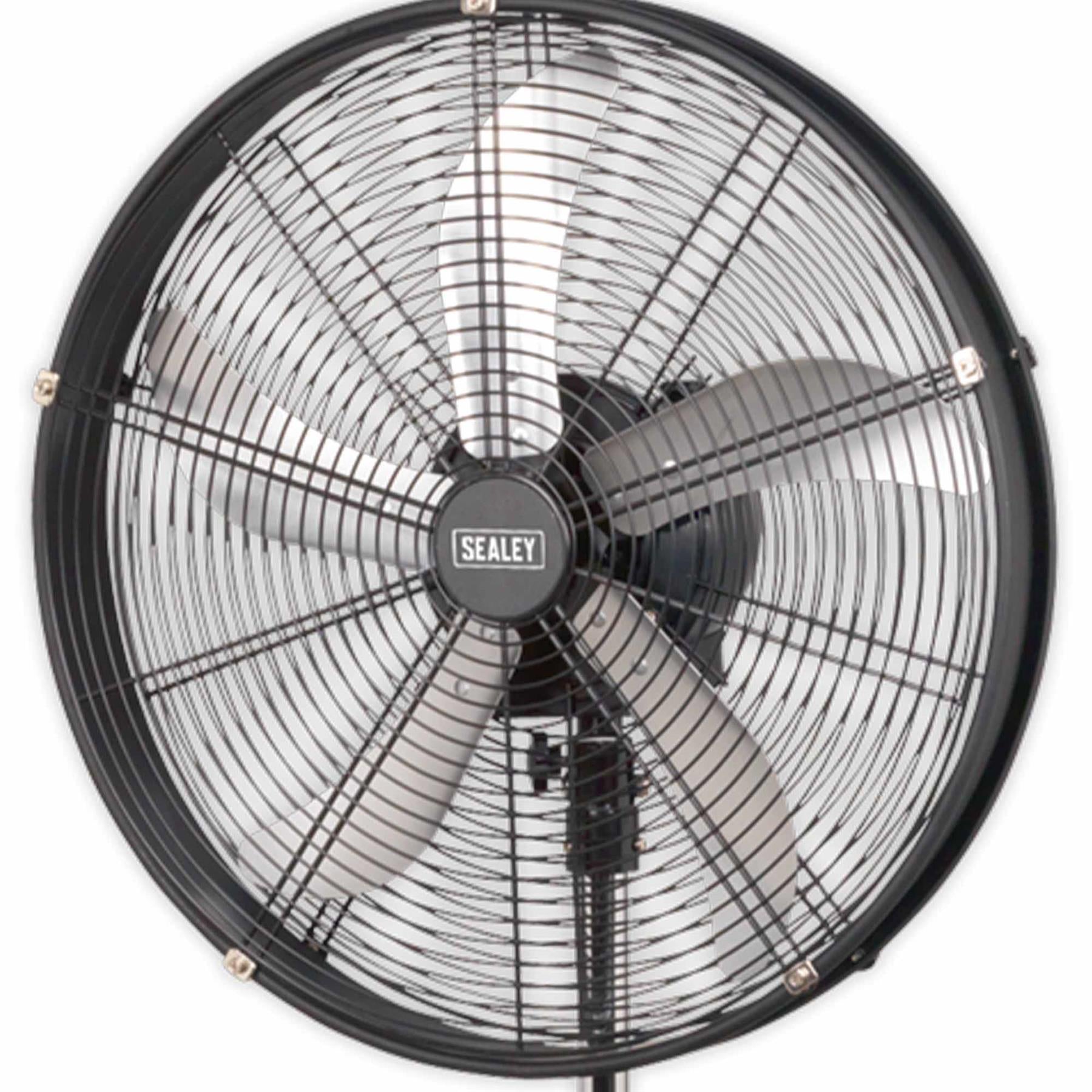 Sealey Industrial High Velocity Oscillating Pedestal Fan 20" 230V