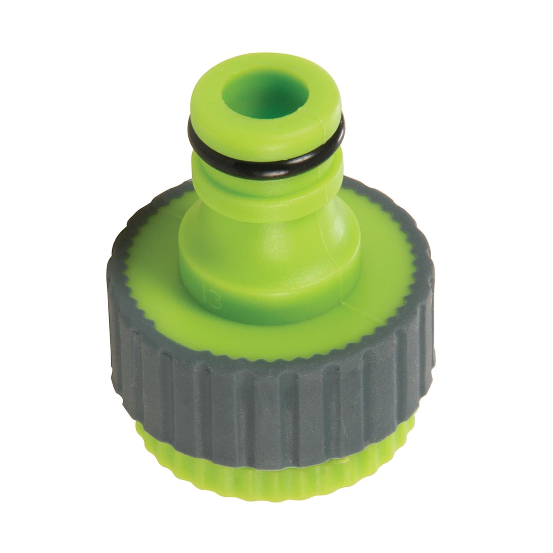 Male Soft-Grip Tap Connector 1/2" - 3/4" Fast And Easy Connecting Of Hoses