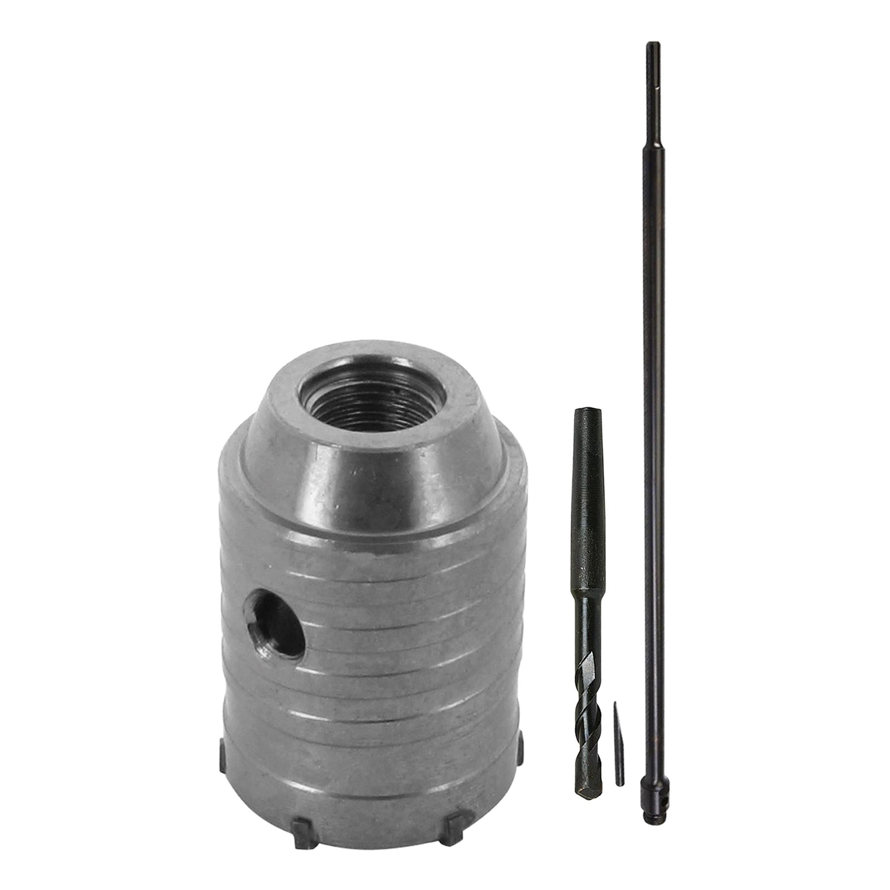 TCT Core Drill Bit 50mm Hole Saw Masonry Stone Brick SDS Plus 600mm Shaft Pilot