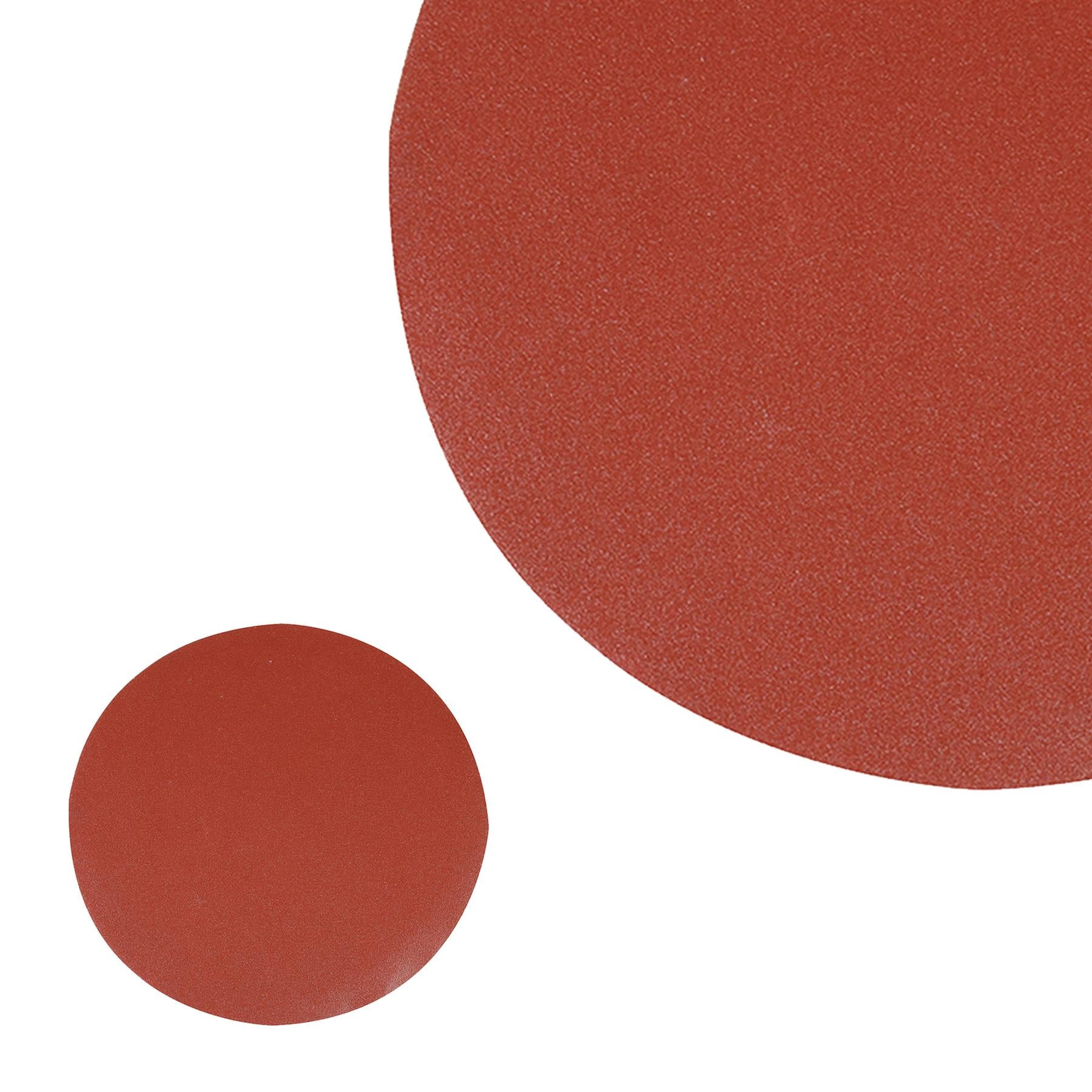 Sanding Discs 180mm 10Pk Grit 240 Hook & Loop Aluminium Oxide Sander Polishers