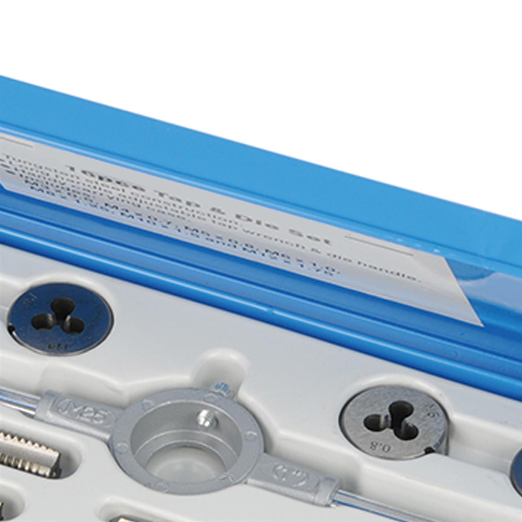 16Pce Expert Tap & Die Set - Metric Set Of Tungsten Steel Taps High Quality