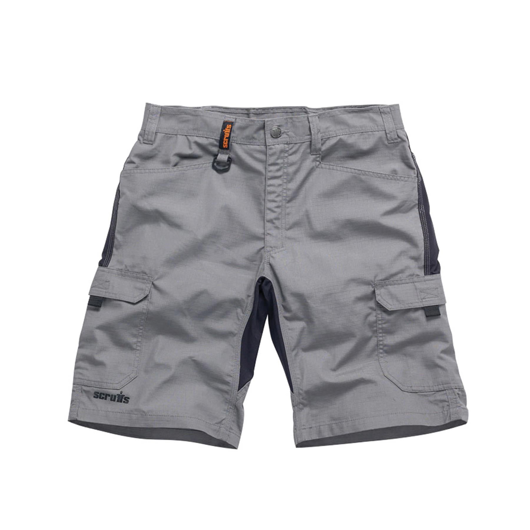 Scruffs Flex Work Shorts 38"W Men's Combat Cargo Trade Graphite