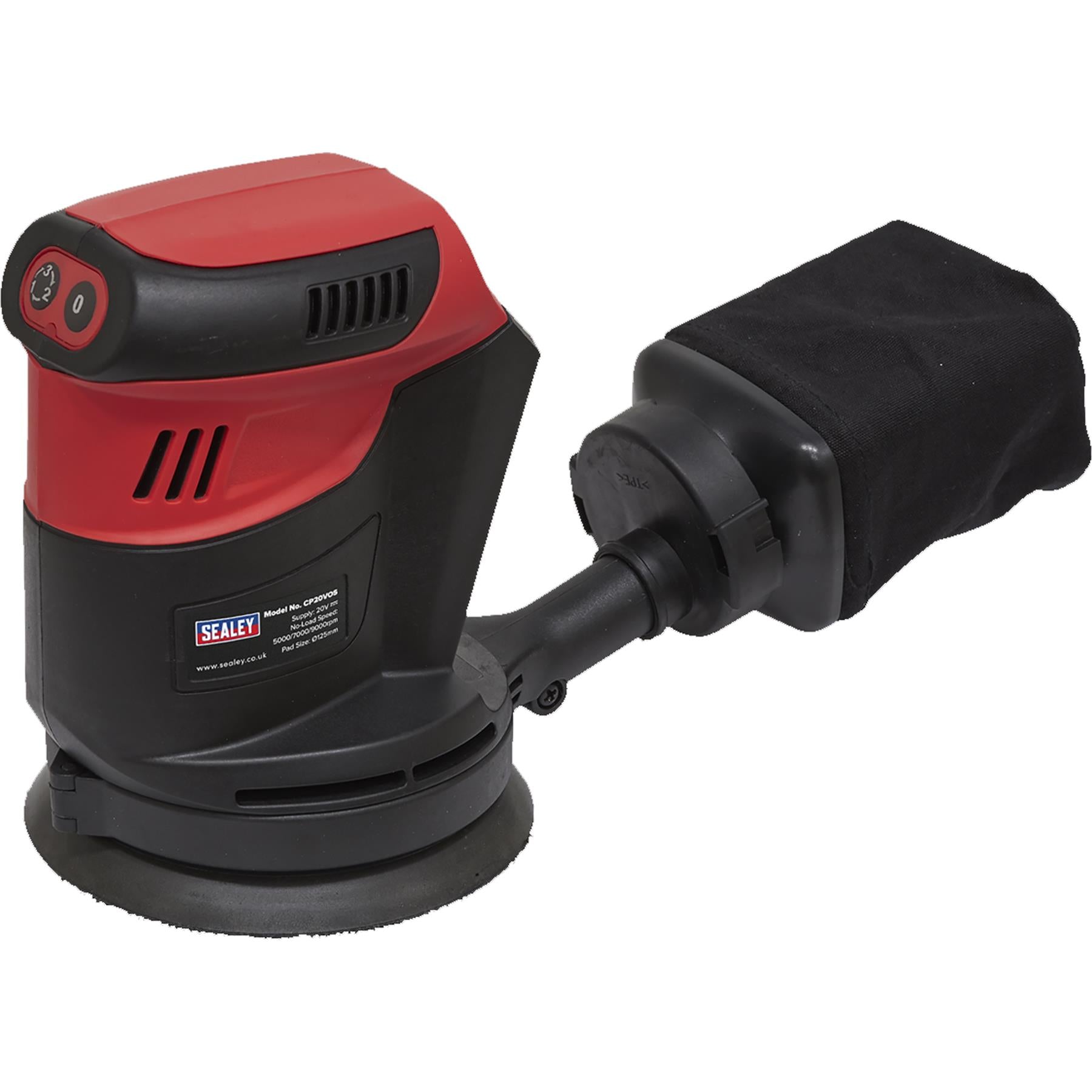 Sealey Orbital Palm Sander 20V 125mm - Body Only