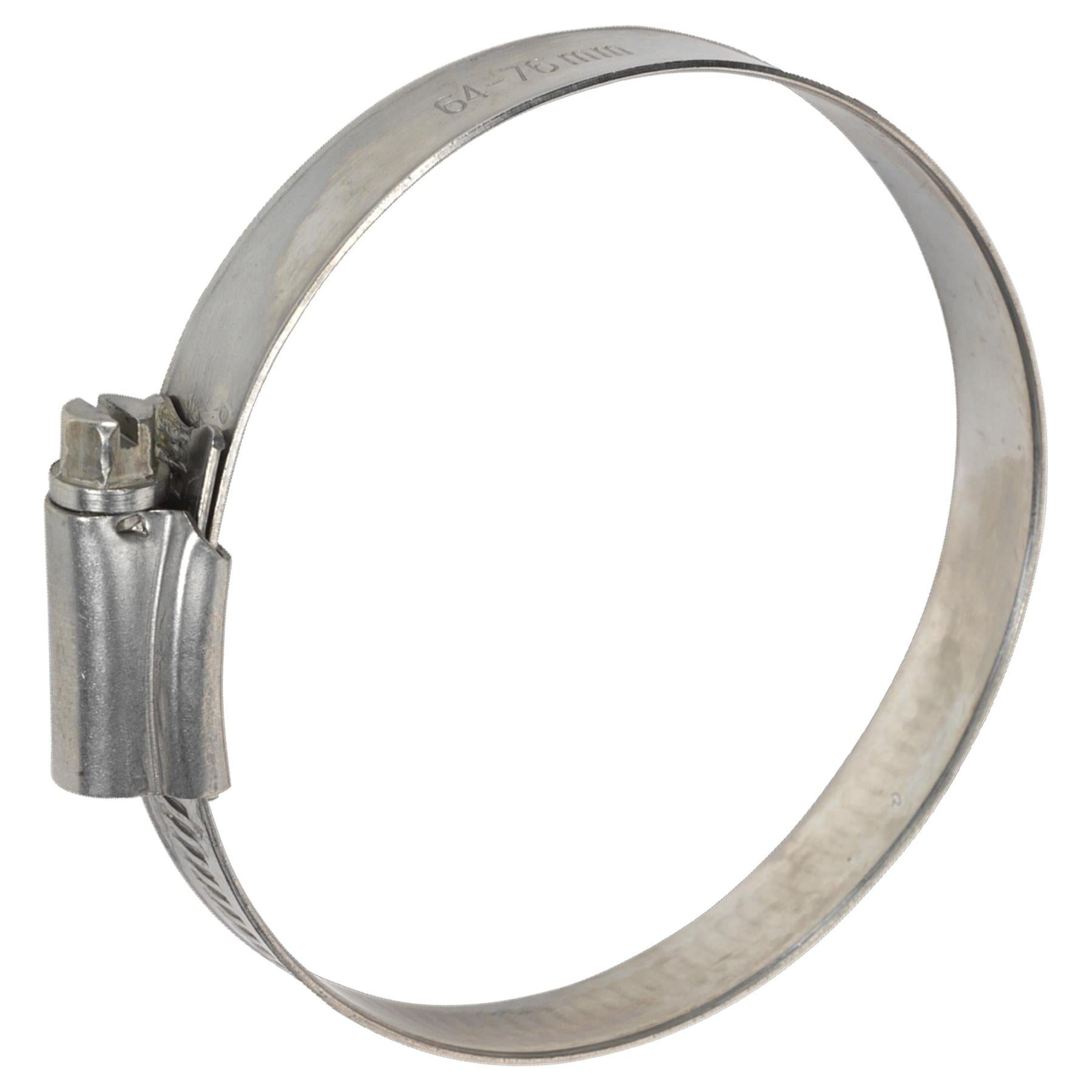 Sealey Hose Clip Stainless Steel 64-76mm Pack of 10