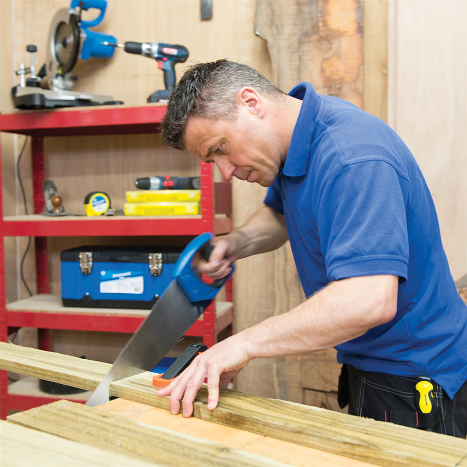 Hardpoint Saw 400mm 7Tpi Wood Timber Cutting Hand Saw Woodwork Carpentry DIY