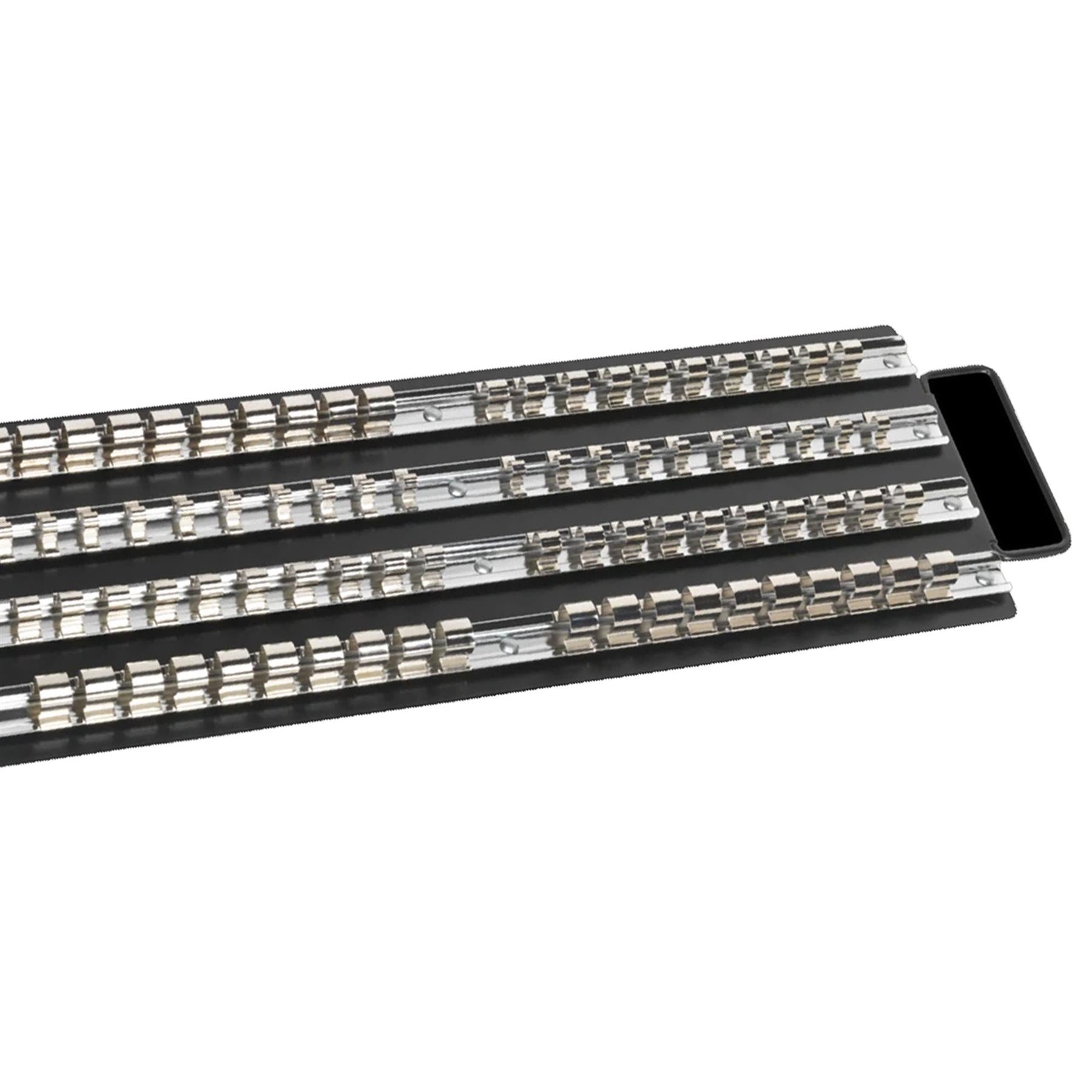Sealey Socket Rail Tray Black 1/4", 3/8" & 1/2"Sq Drive
