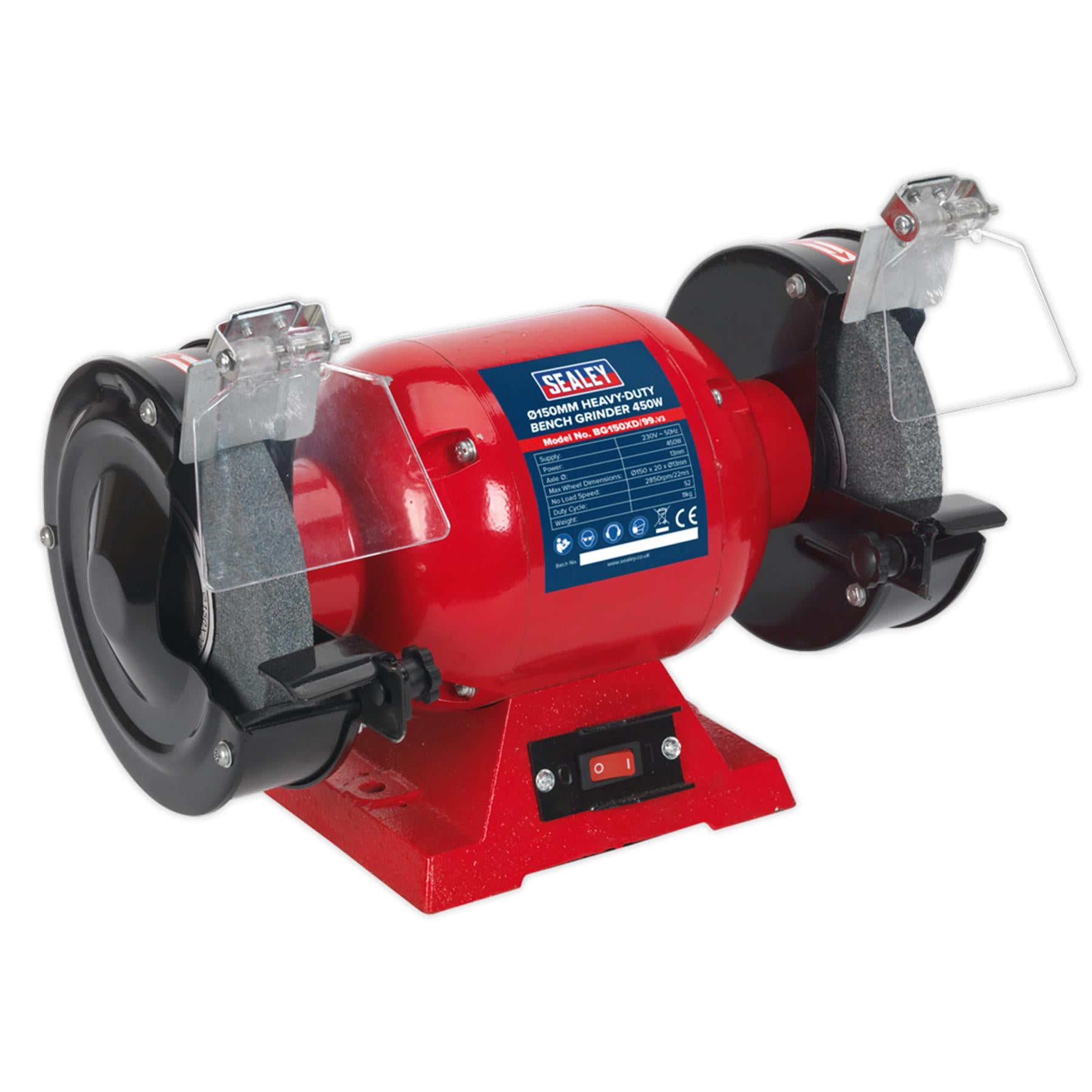 Sealey Bench Grinder 150mm 450W/230V Heavy-Duty