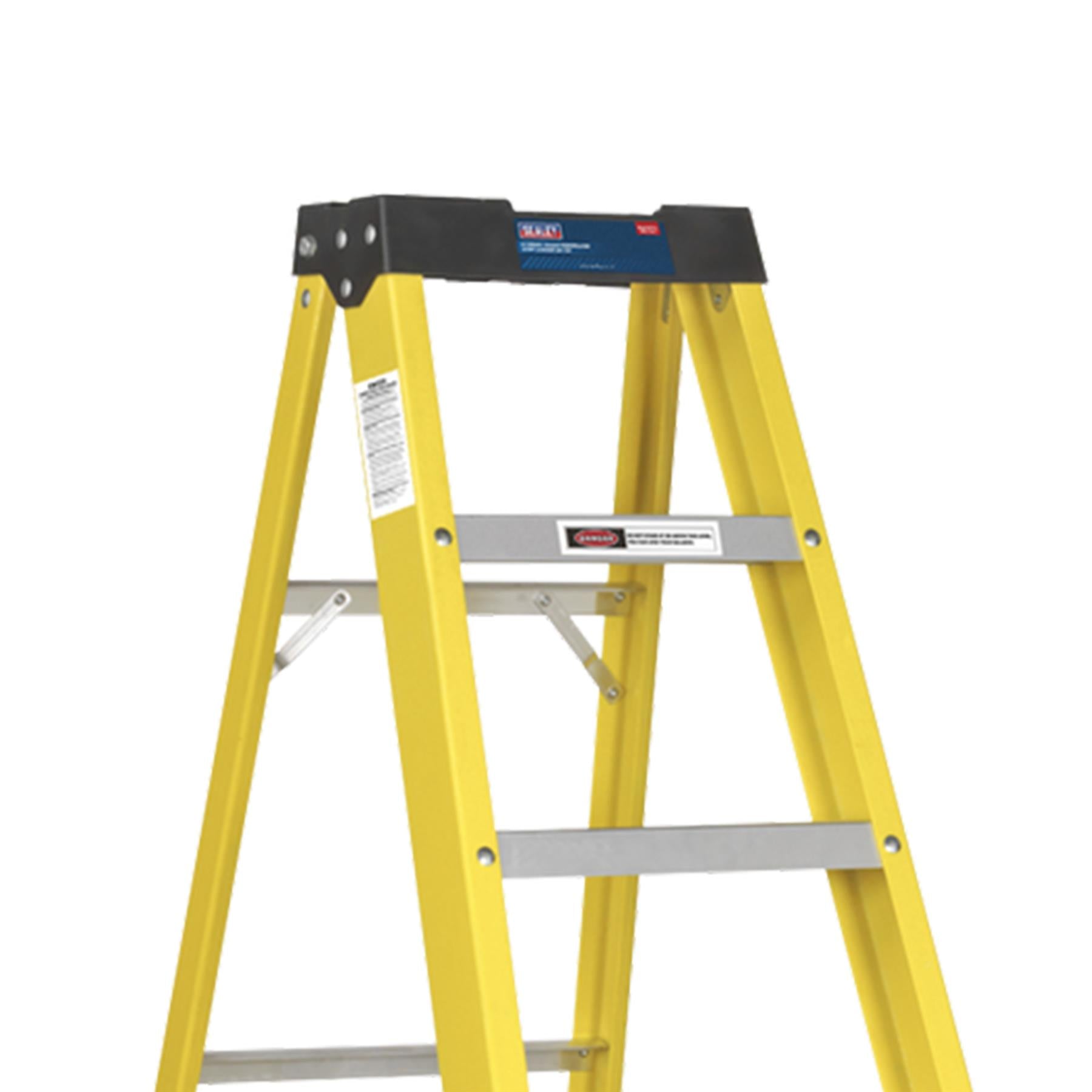 Sealey Fibreglass Step Ladder 6-Tread EN 131