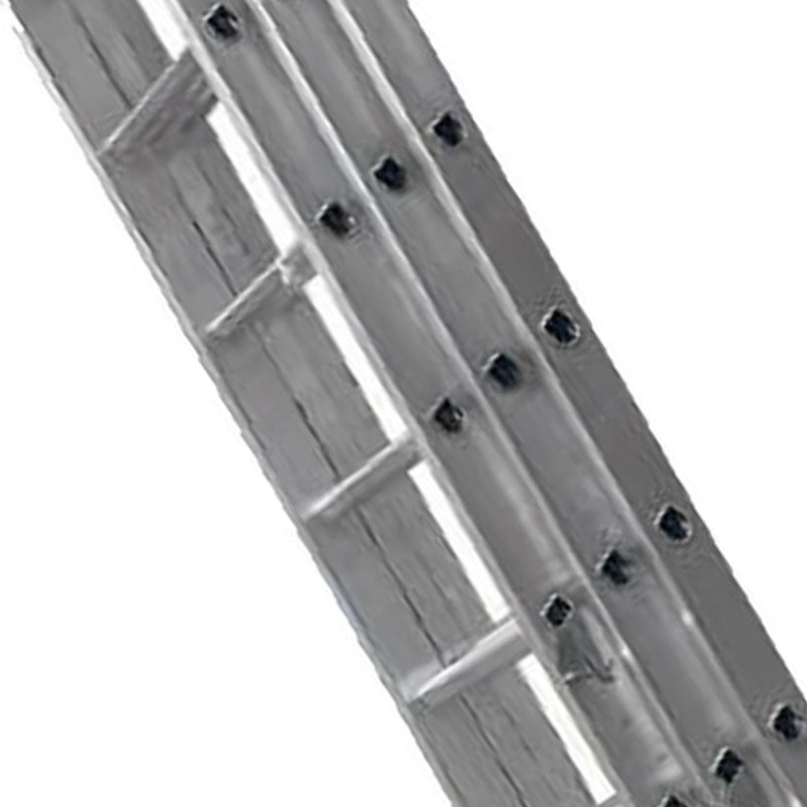Dapetz 9 Rung Aluminium Extension Ladder 2.5m, Triple Section, Made In Uk