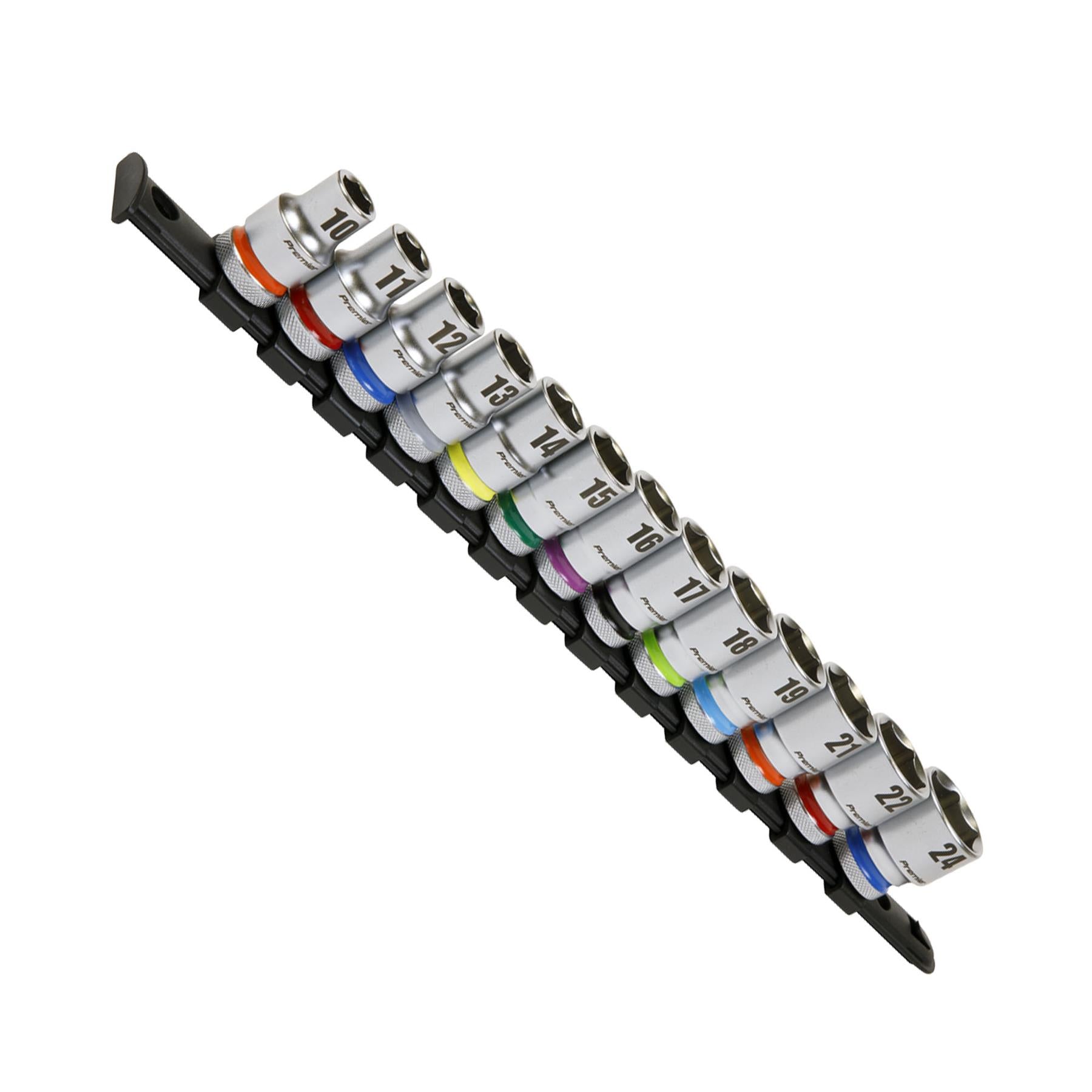 Sealey Socket Set 13pc 1/2"Sq Drive 6pt WallDrive� Metric