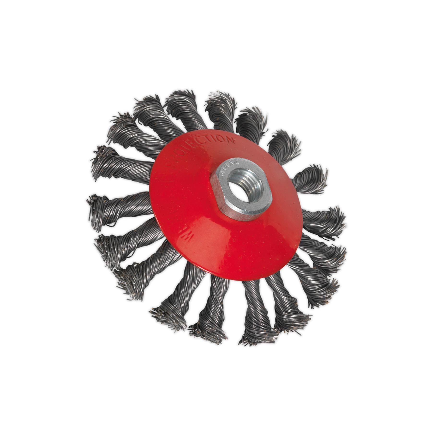 Sealey Conical Wire Brush 115mm M14 x 2mm