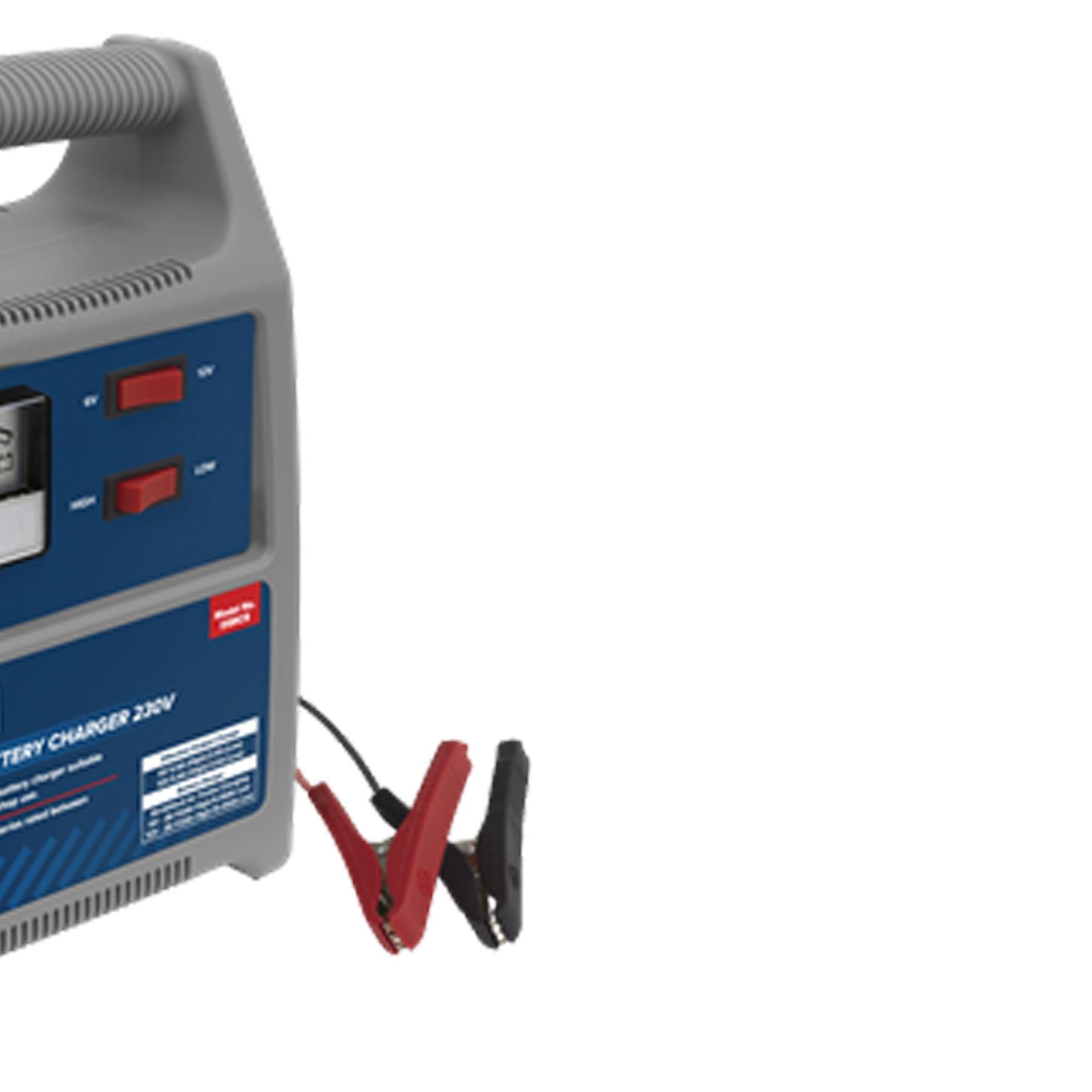 Sealey Battery Charger 8A 6/12V 230V