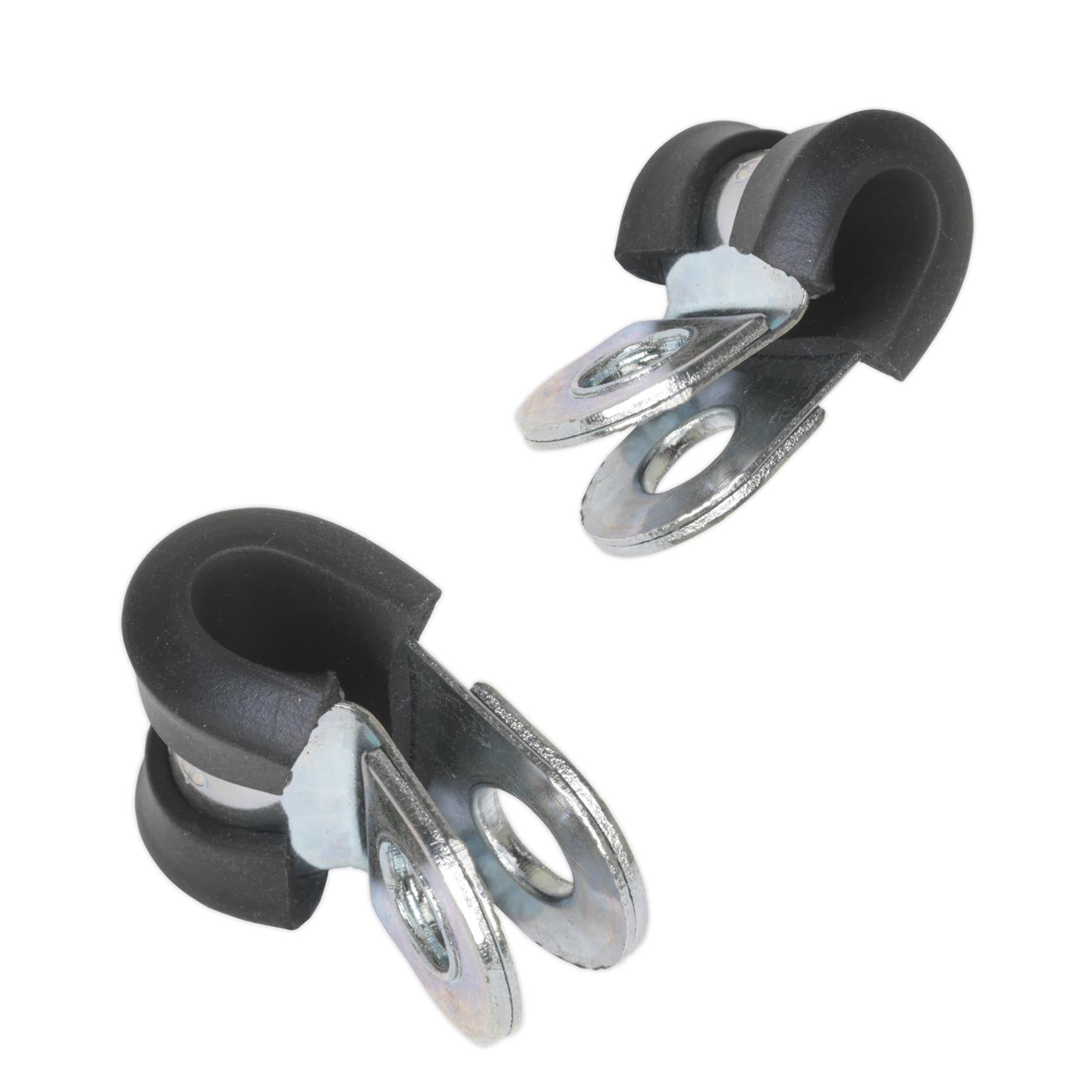 Sealey P-Clip Rubber Lined 5mm Pack of 25