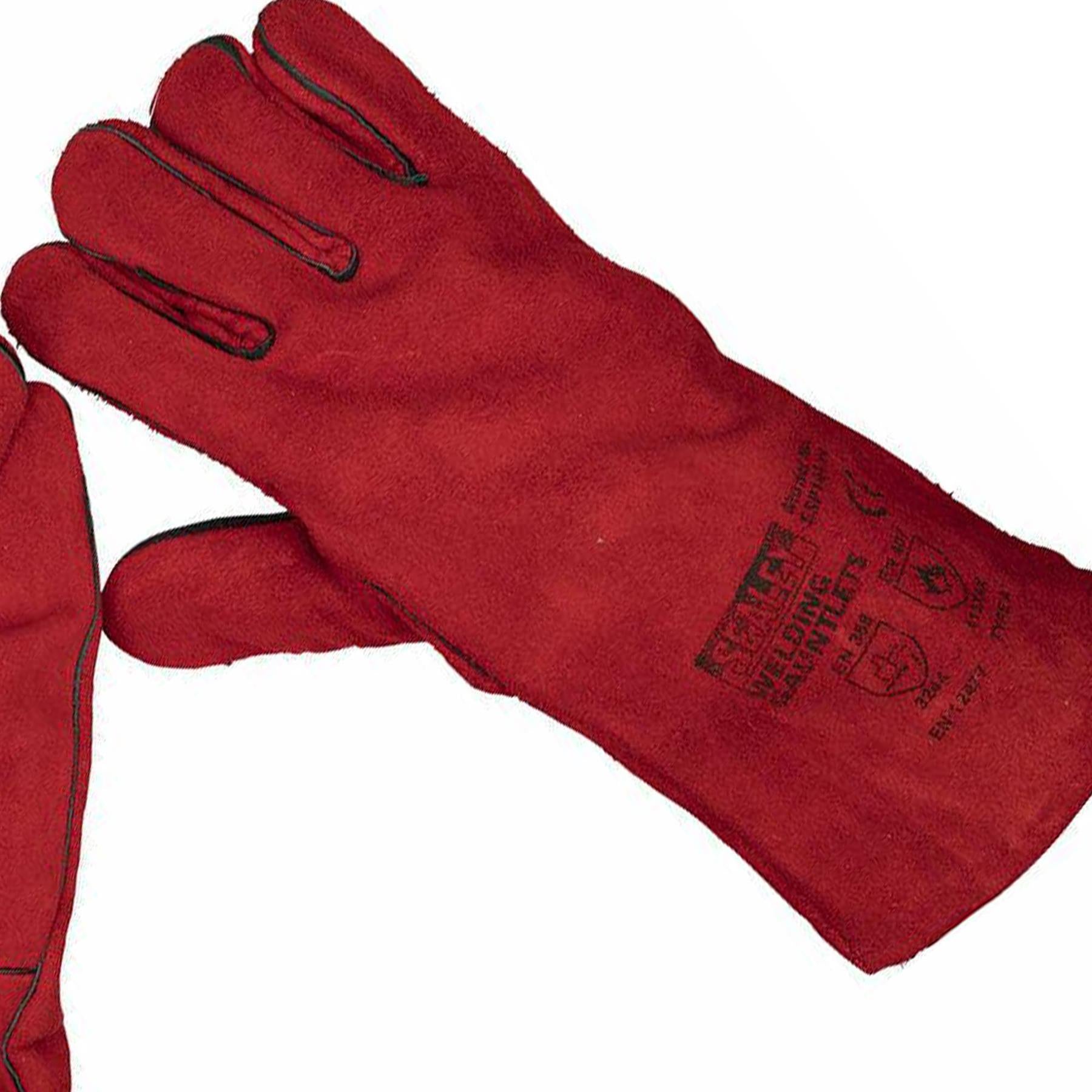 Sealey Leather Welding Gauntlets Lined Pair