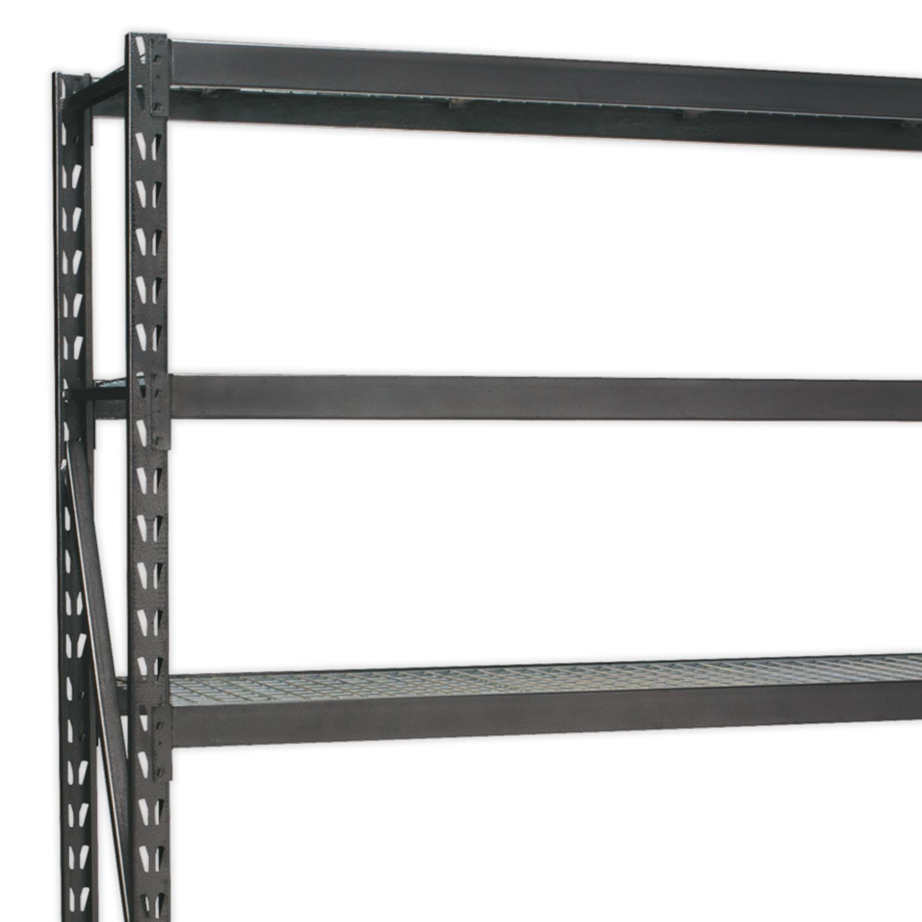 Sealey HD Racking Extension 4 Mesh Shelves 640kg Capacity/Level