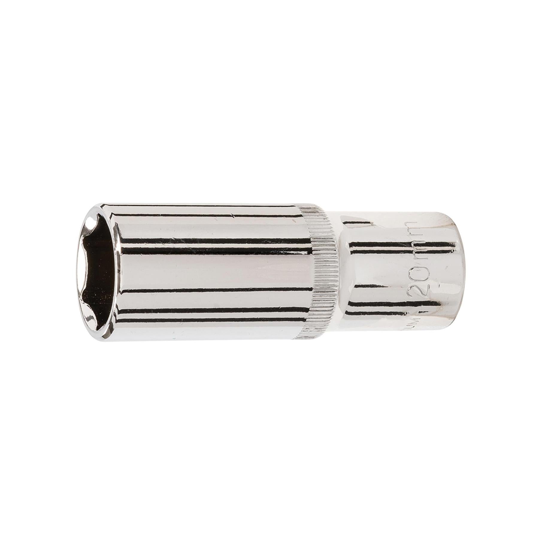 Quality Socket 1/2" Shallow Deep Drive Metric 20mm Long Hex Wrench