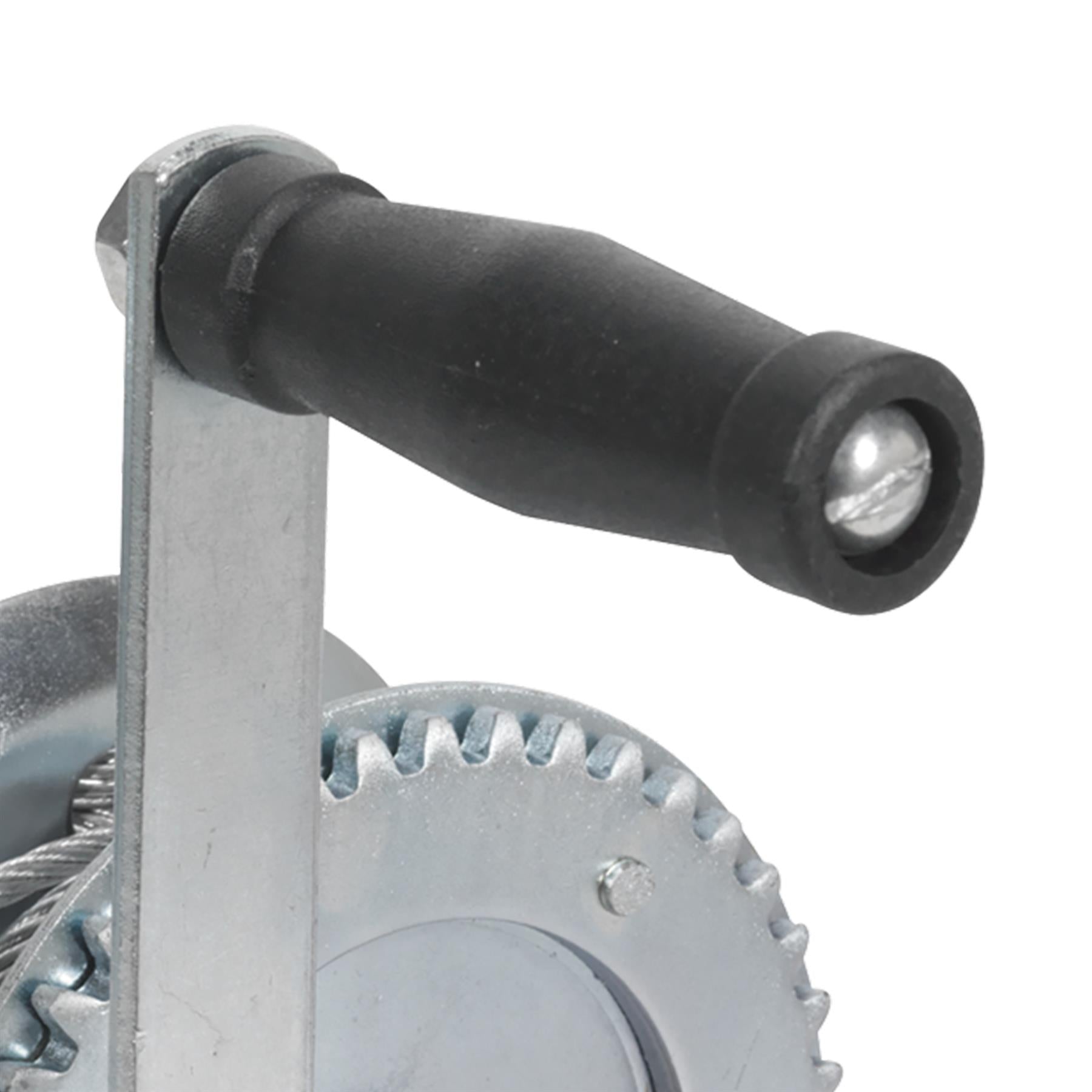 Sealey Geared Hand Winch 540kg Capacity with Cable