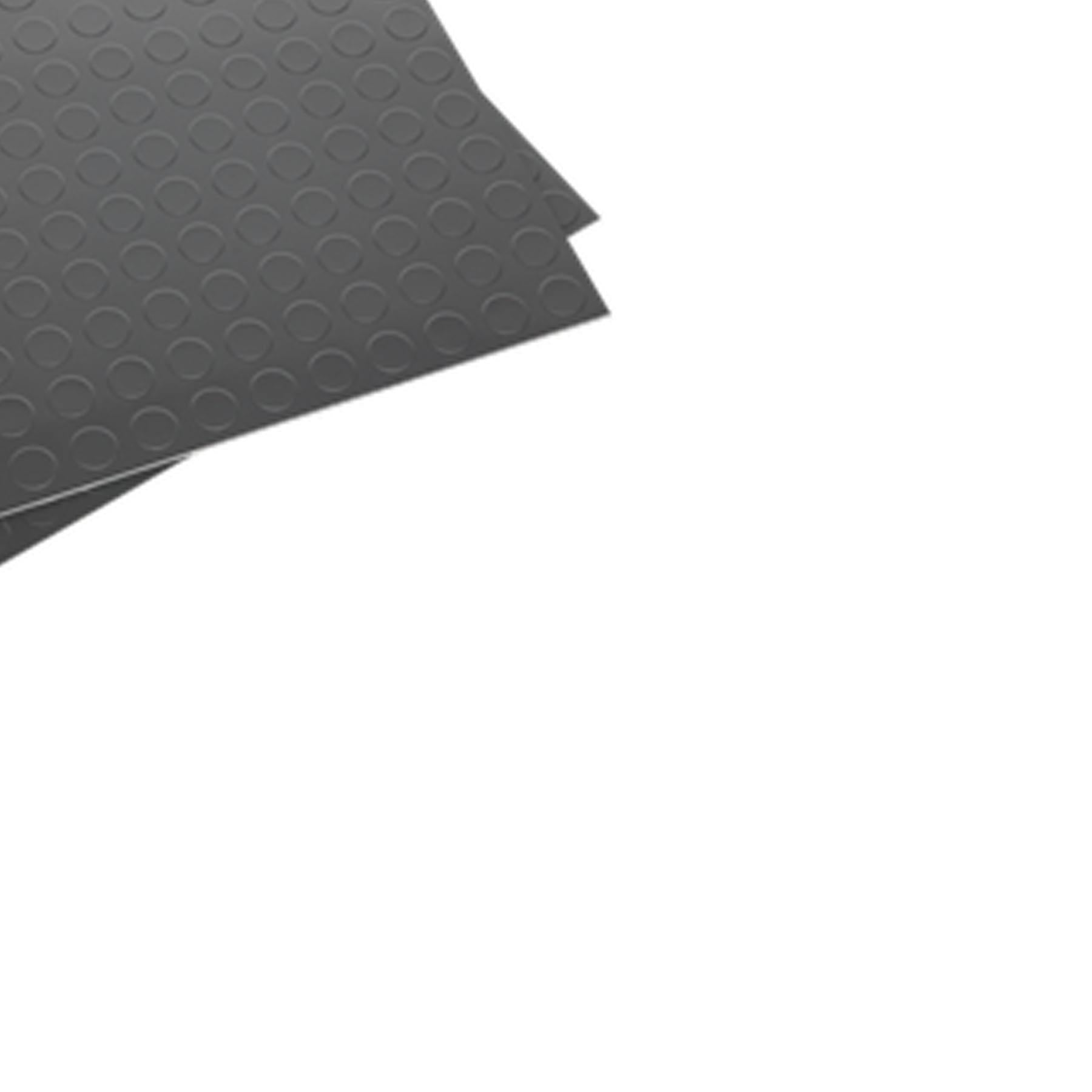 Sealey Vinyl Floor Tile Peel & Stick Backing - Silver Coin Pk 16