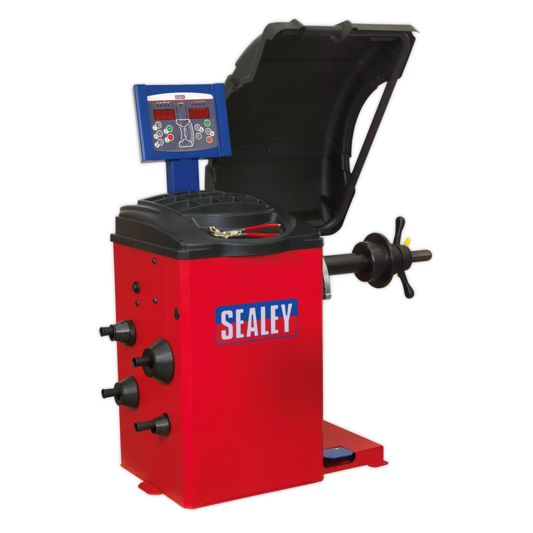 Sealey Wheel Balancer - Semi-Automatic Standby Mode Quick Release