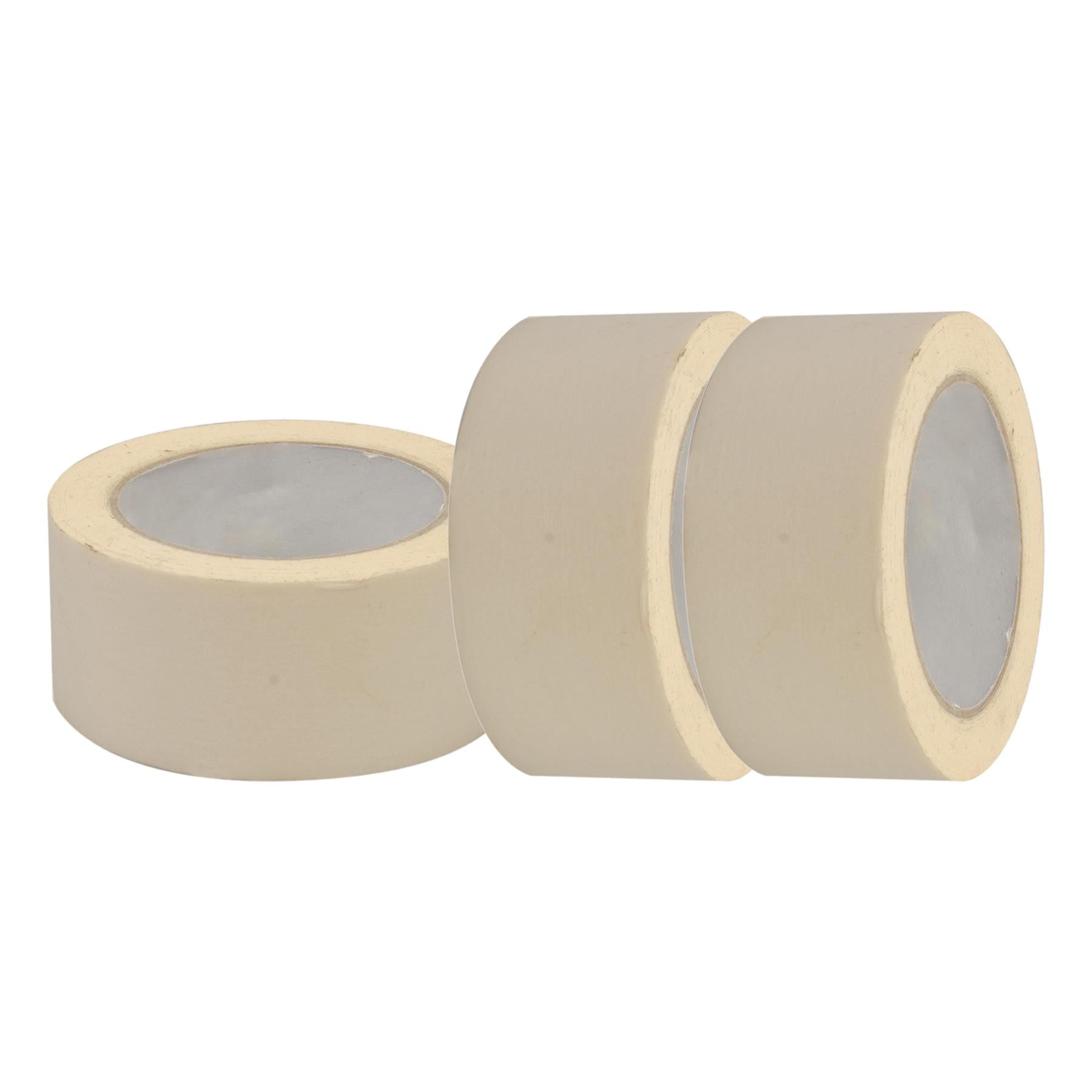 Normal Masking Tape Indoor Outdoor DIY Painting Decorating 50mm x 50m- 24 PC