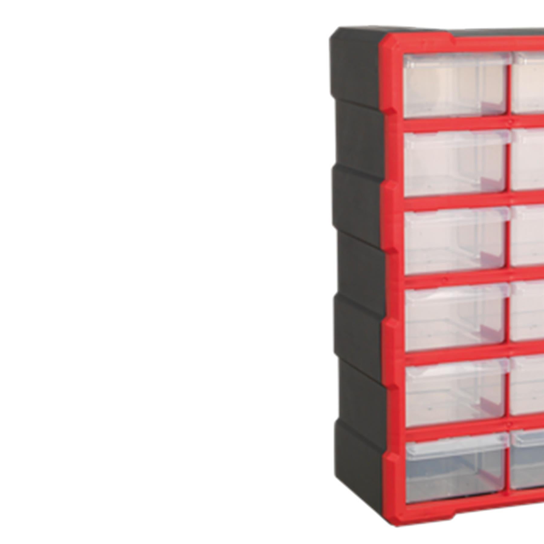 Sealey Cabinet Box 18 Drawer - Red/Black