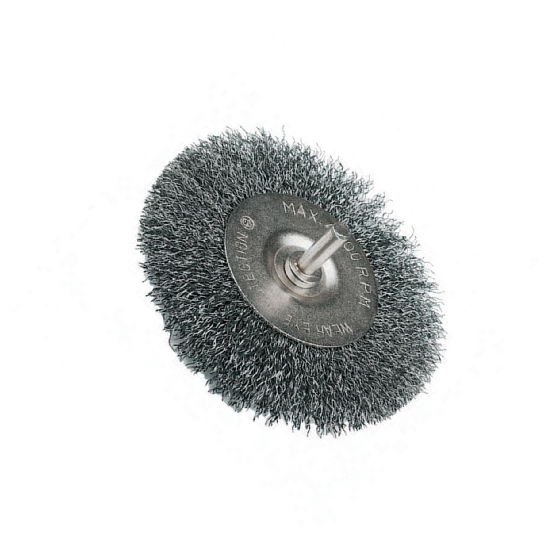 Rotary Steel Wire Wheel Brush 75mm Cleaning Descaling Deburring For Metal Stone