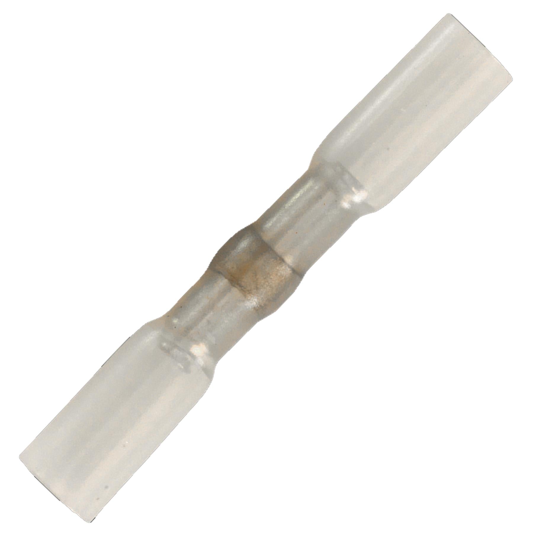 Sealey Heat Shrink Butt Connector with Crimp & Solder Clear Pk 25
