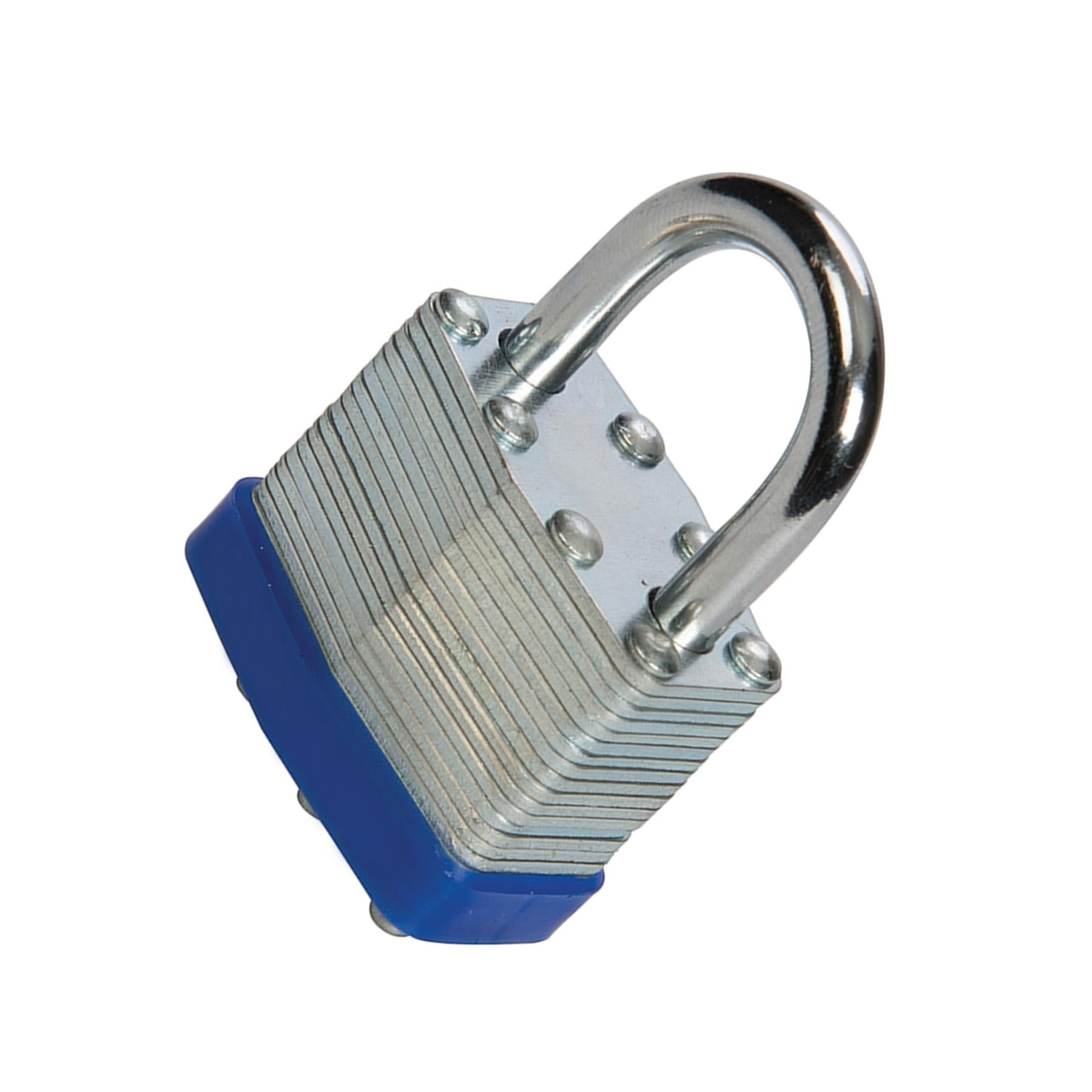 Heavy Duty 50mm Laminated Padlock Home Office Travel Safety Security 3 Keys