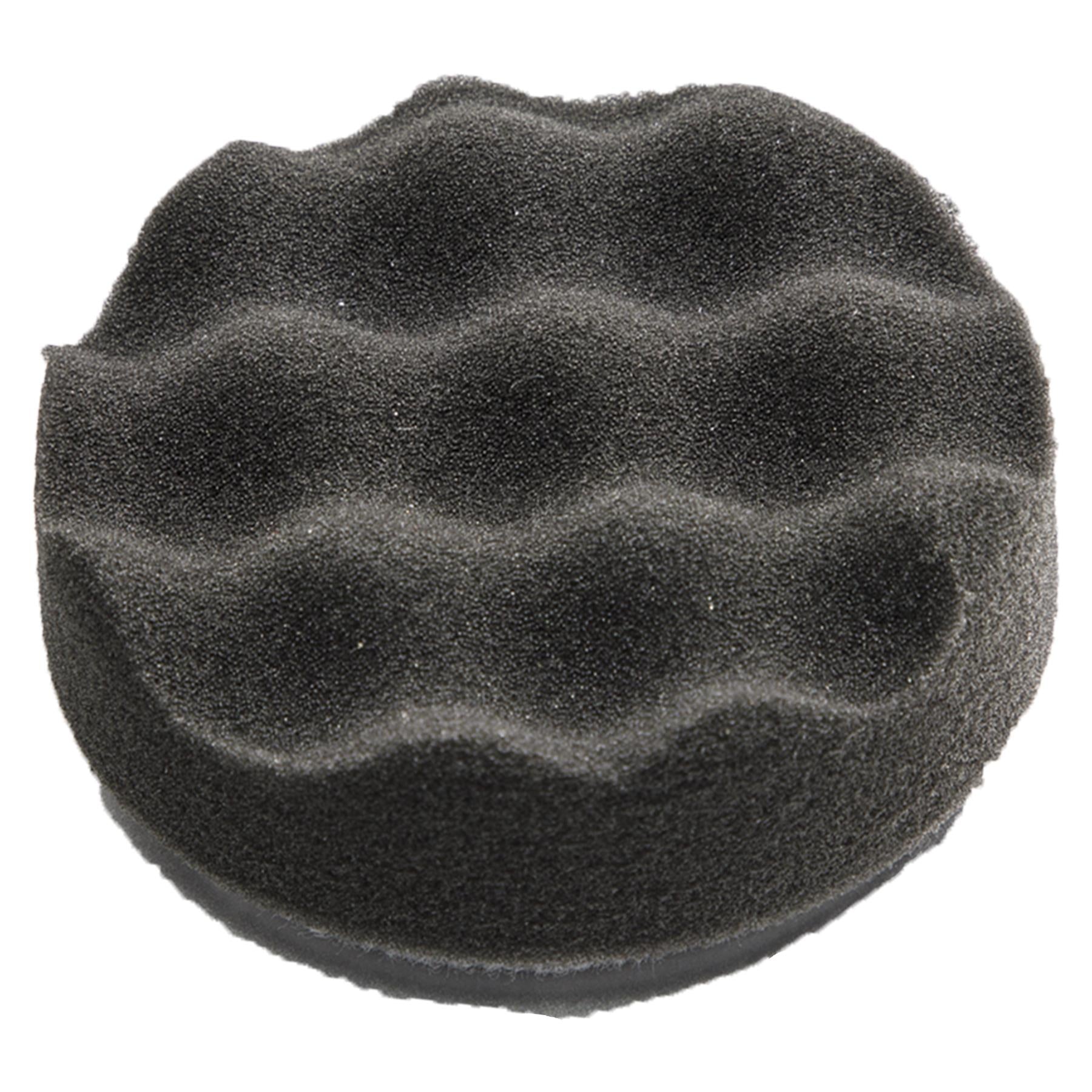 Sealey Buffing & Polishing Foam Head Hook & Loop 80x25mm Black/Soft