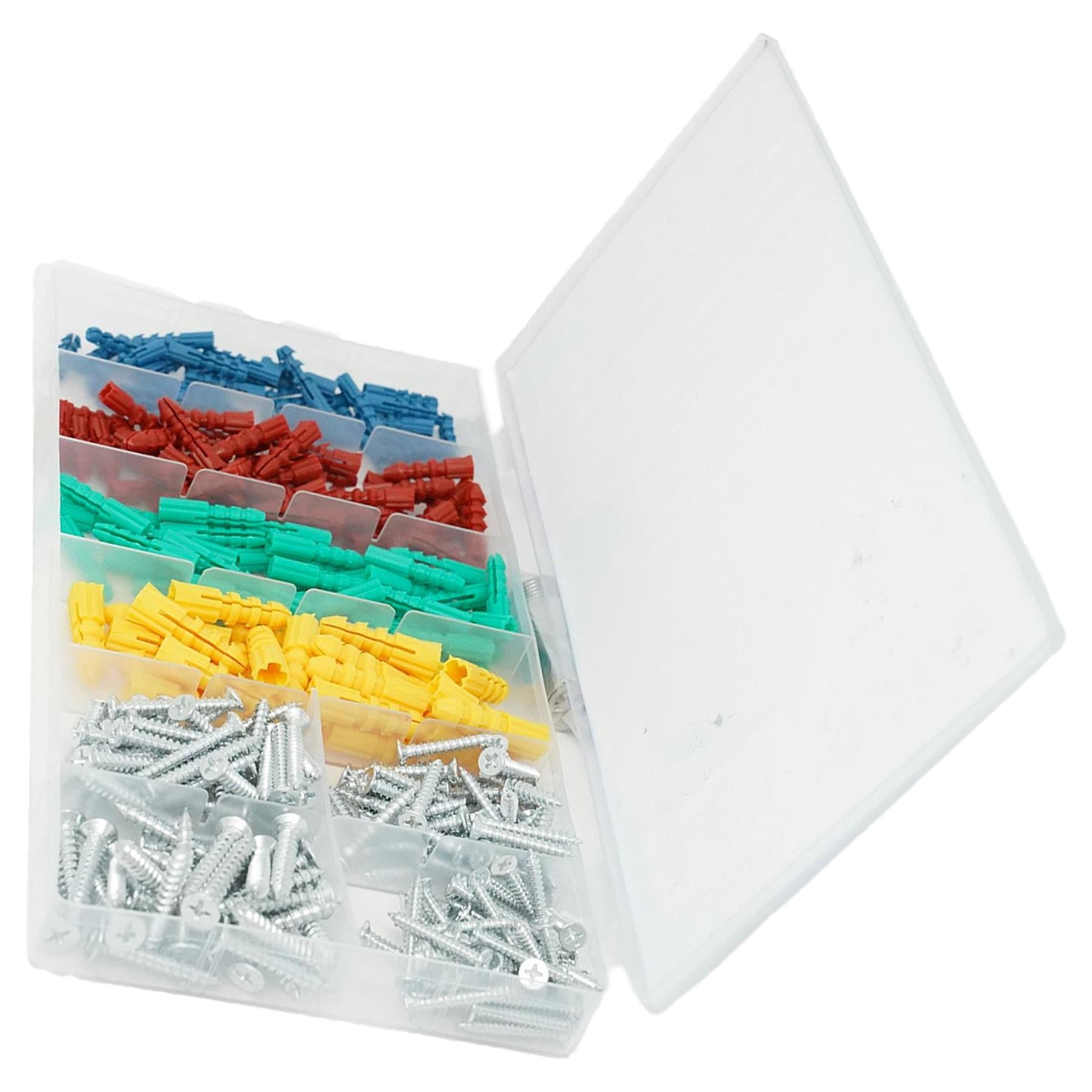 Wall Plugs Assorted Raw Rawl Plugs With Screws 285pc Rawl Plugs And Screws Set