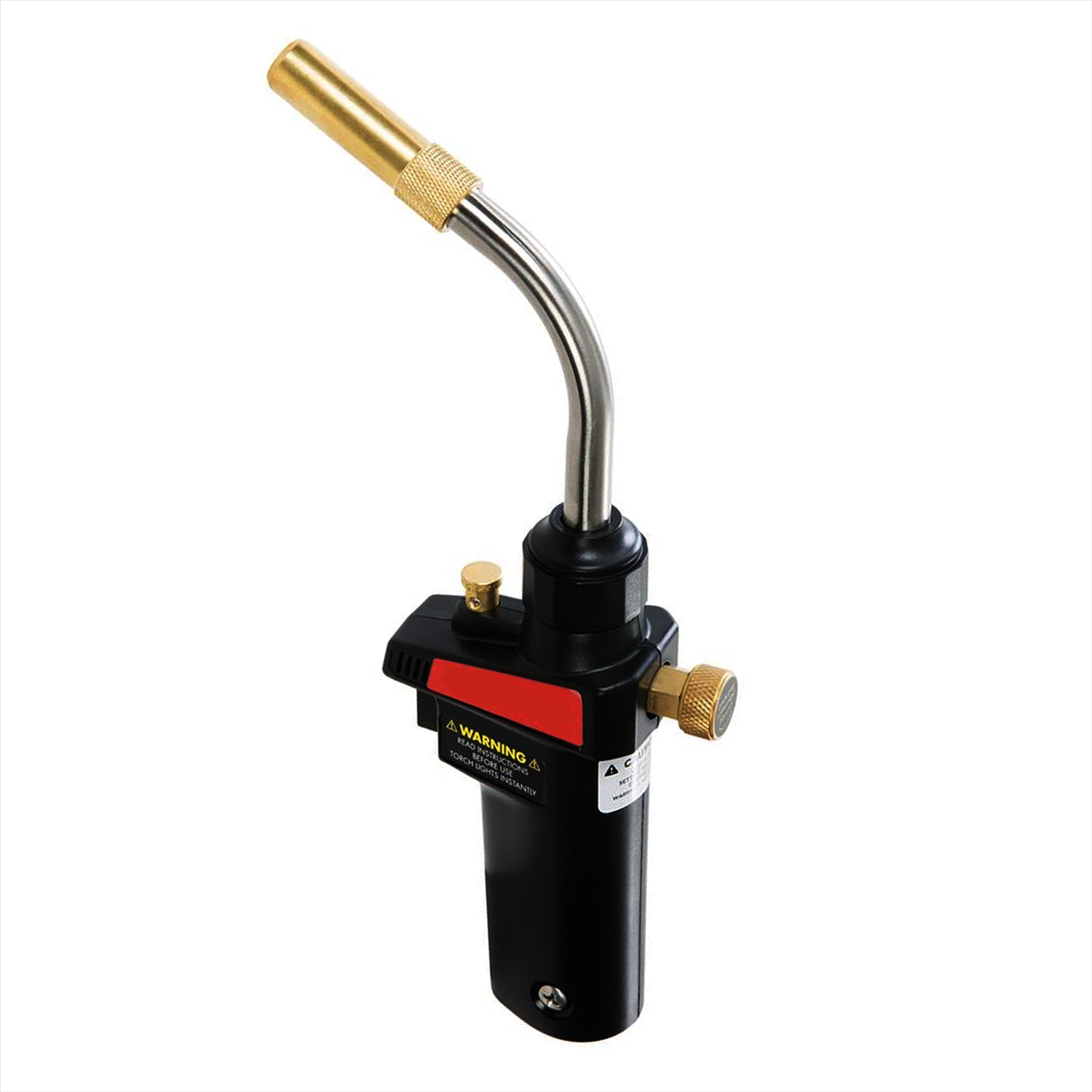 MAP Pro Gas Torch Swirl Flame Brass CGA600 MAP/Propane Gas Cylinders Heavy Duty