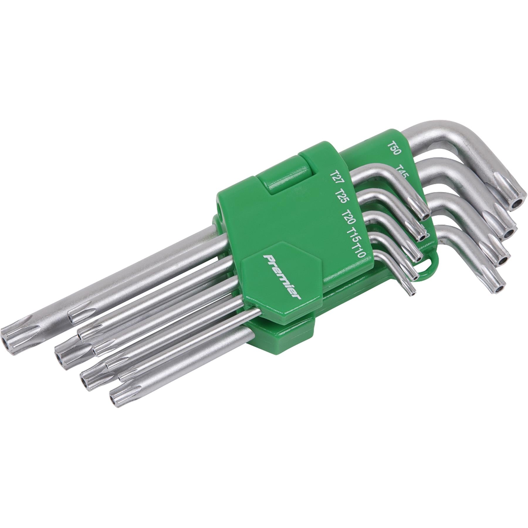 Sealey Security TRX-Star* Key Set 9pc Long