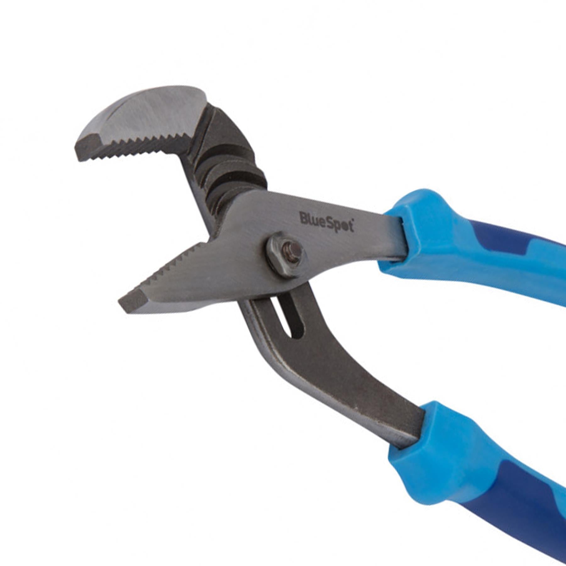 BlueSpot 10" Plumbers Water Pump Plier Groove Joint Wrench Pipe Sliding Jaw Heavy Duty