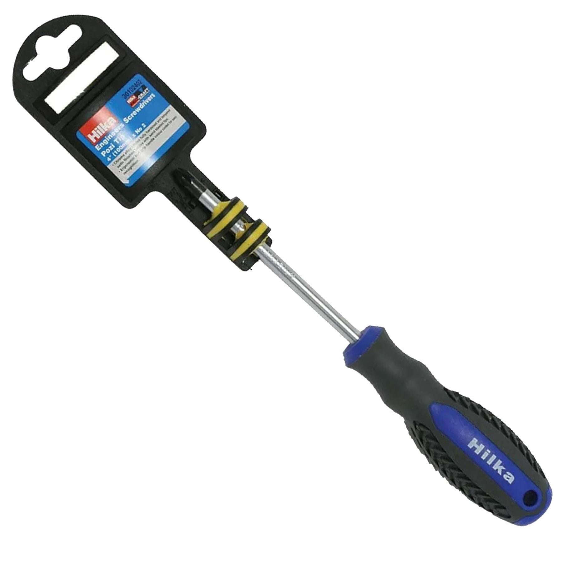 Engineers Screwdriver Pozi Tip Pro Craft 4" 100mm Screwdriver Torx Magnetic Tip