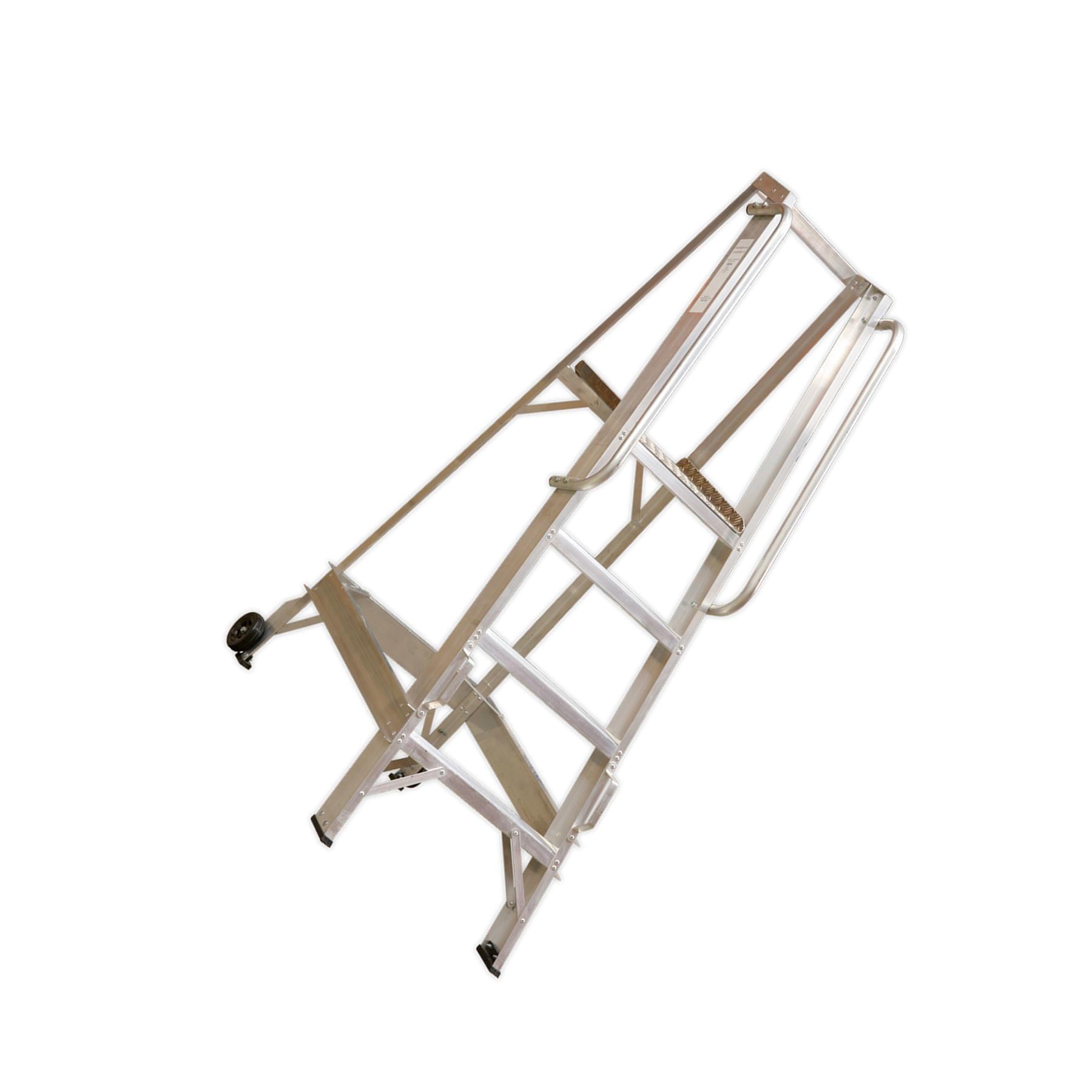 Sealey Warehouse Steps 7-Tread Non-Slip Safety Hand Rails