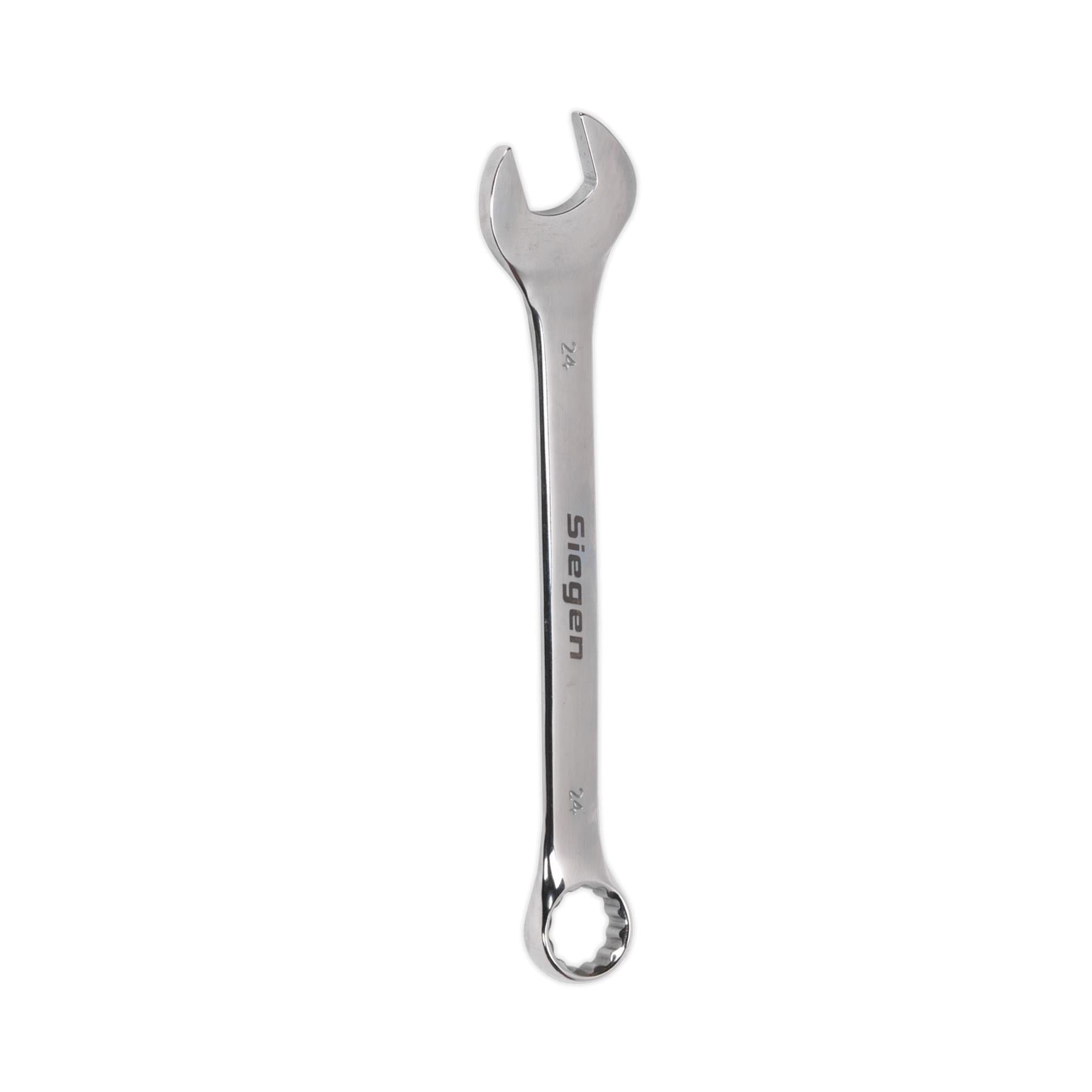 Combination Spanner 24mm. Manufactured from Chrome Sealey