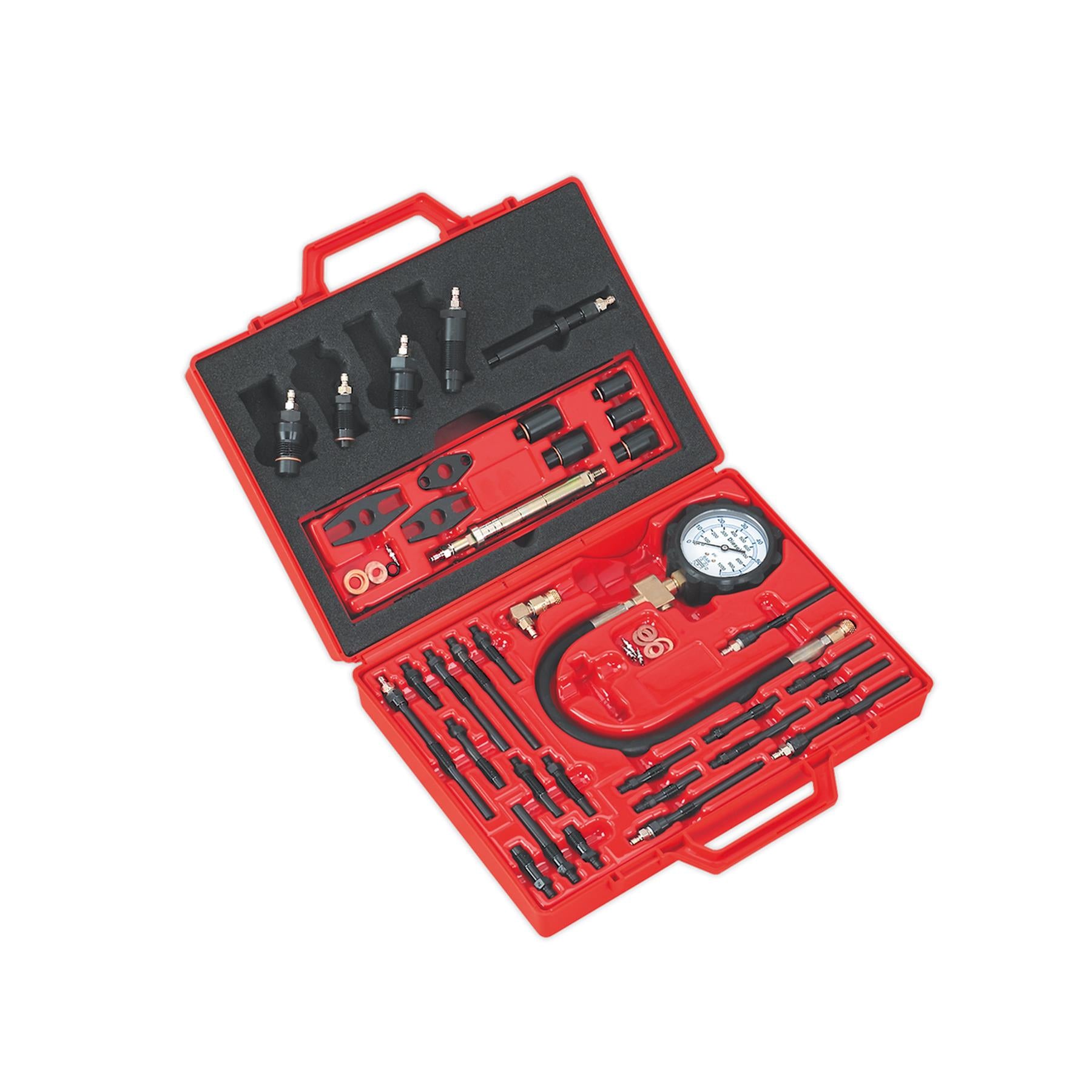 Sealey Diesel Engine Compression Test Kit - Master Storage Case