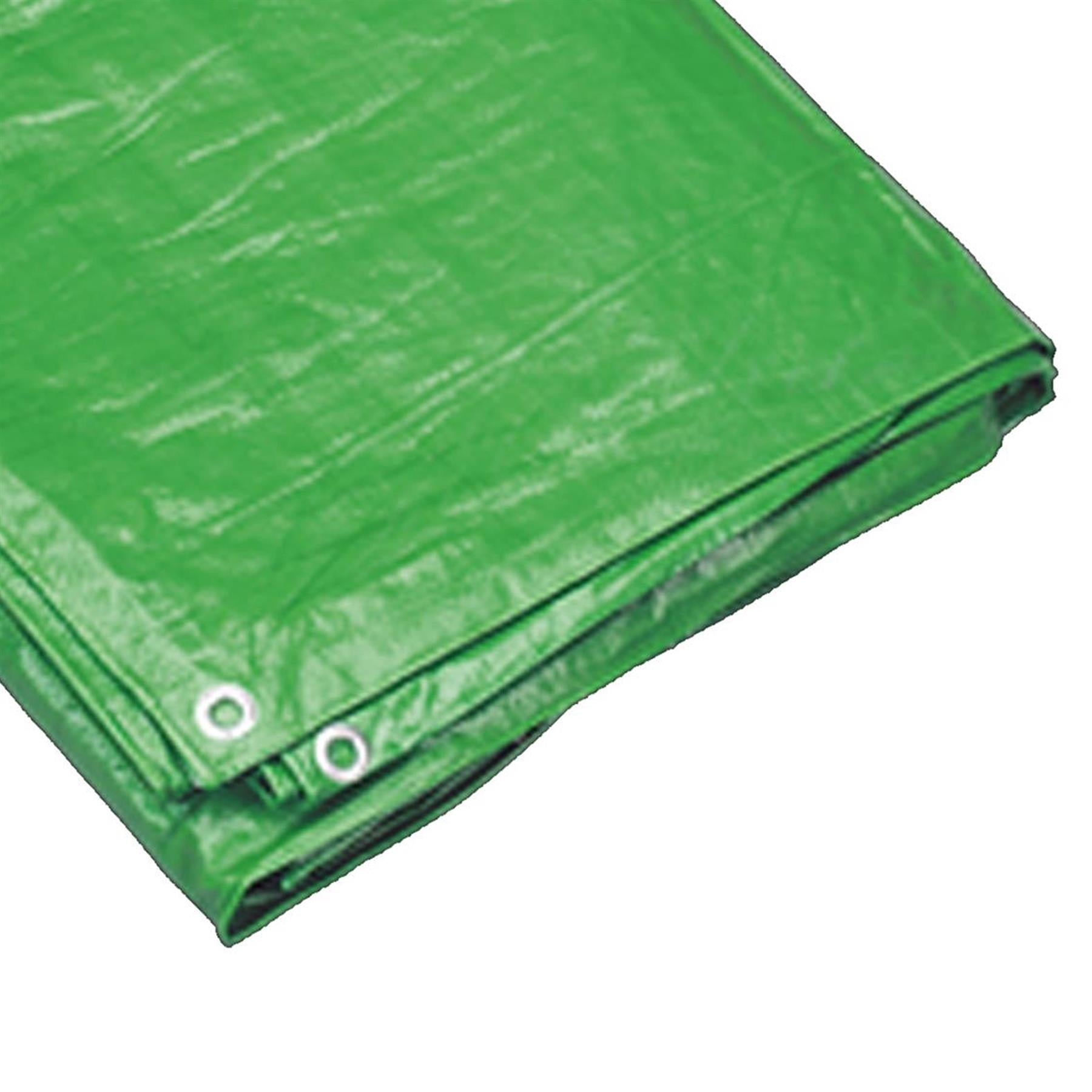 Sealey Tarpaulin 2.44 x 3.05m Green