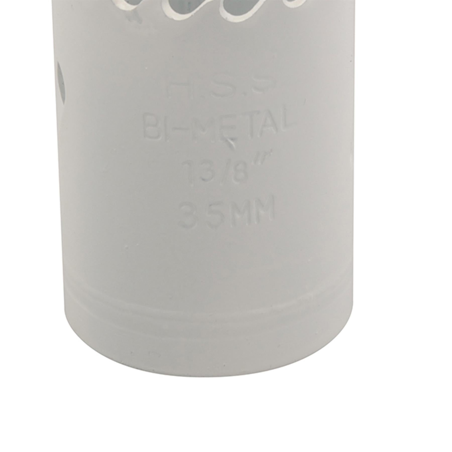 Arbor Included HoleSaw Sets HSS Bi Metal Hole saws Metal Wood Plastic 35mm