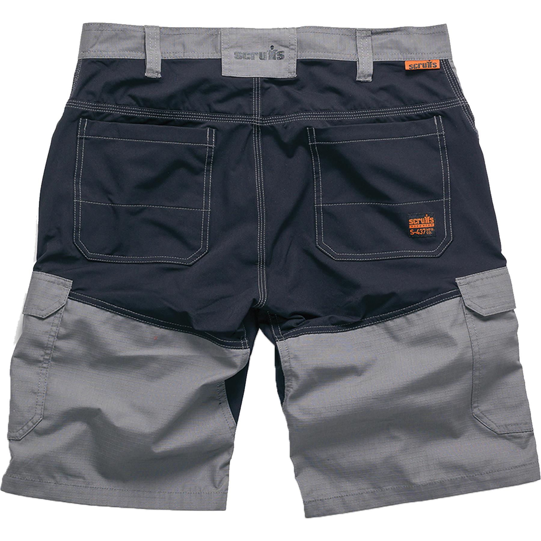 Scruffs Flex Work Shorts 30"W Men's Combat Cargo Trade Graphite