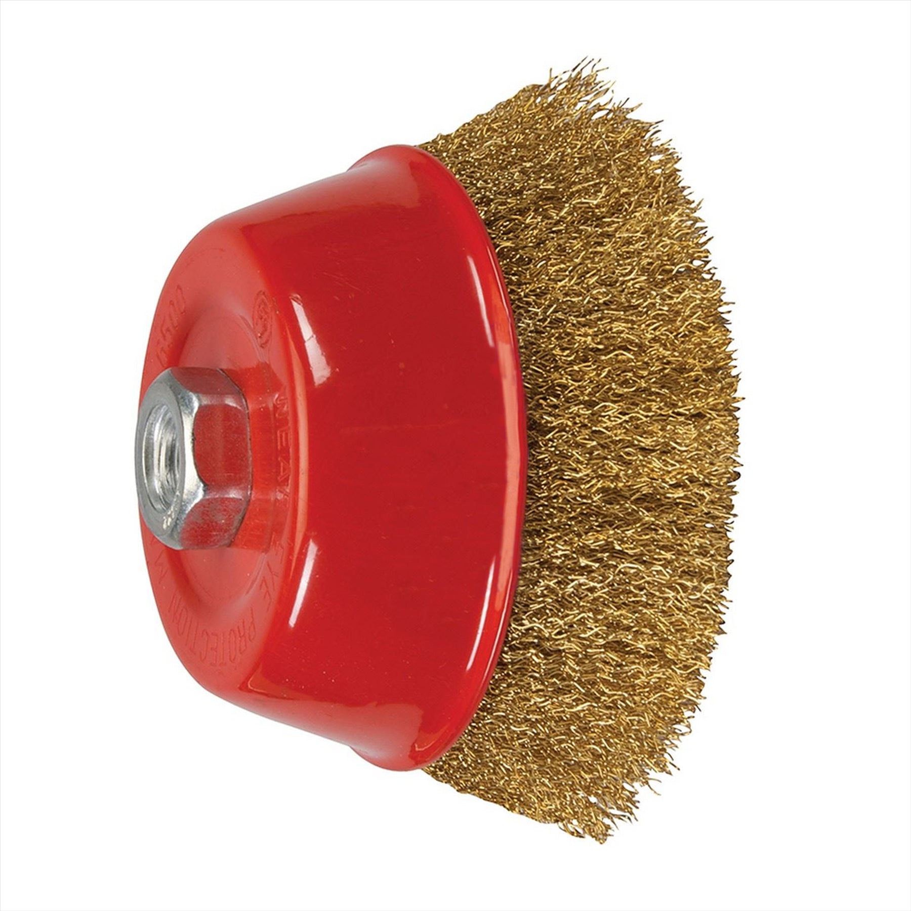 Brassed Steel Crimp Cup 125mm Wire Brush M14 Rust Removal Professional Tool