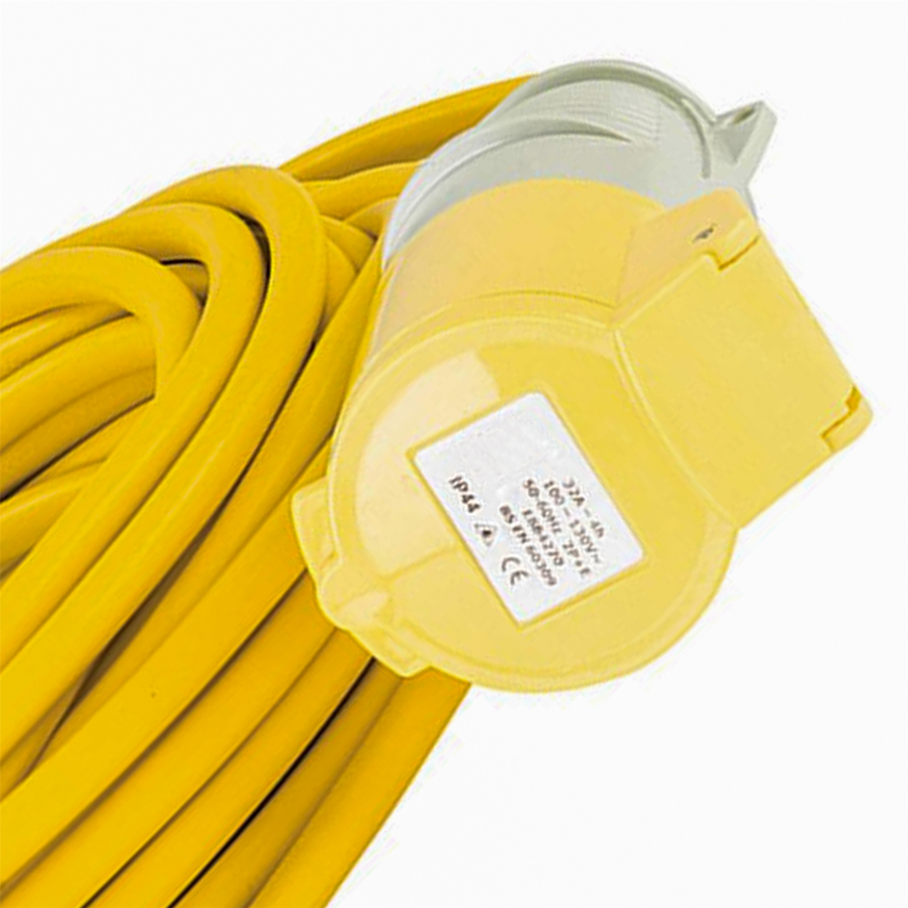 Defender Extension Lead Yellow 2.5mm2 32A 14m 110V