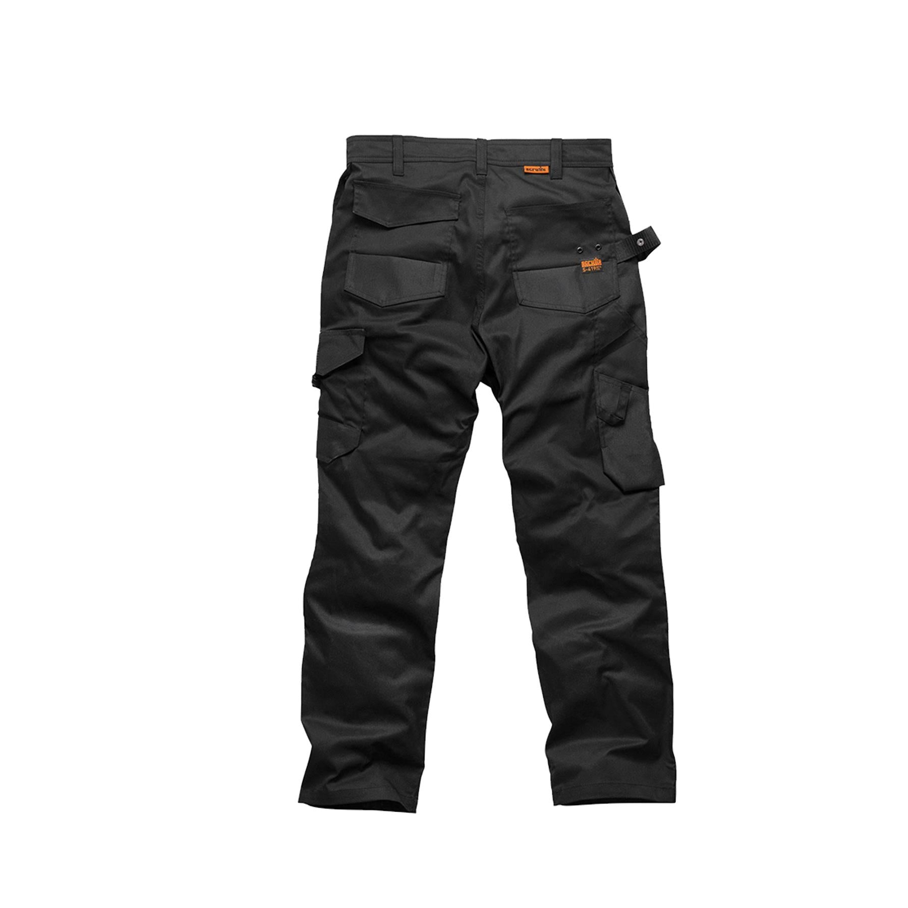 Scruffs Trade Flex Slim Fit Work Trousers Black 34 Small Mens Hardwearing