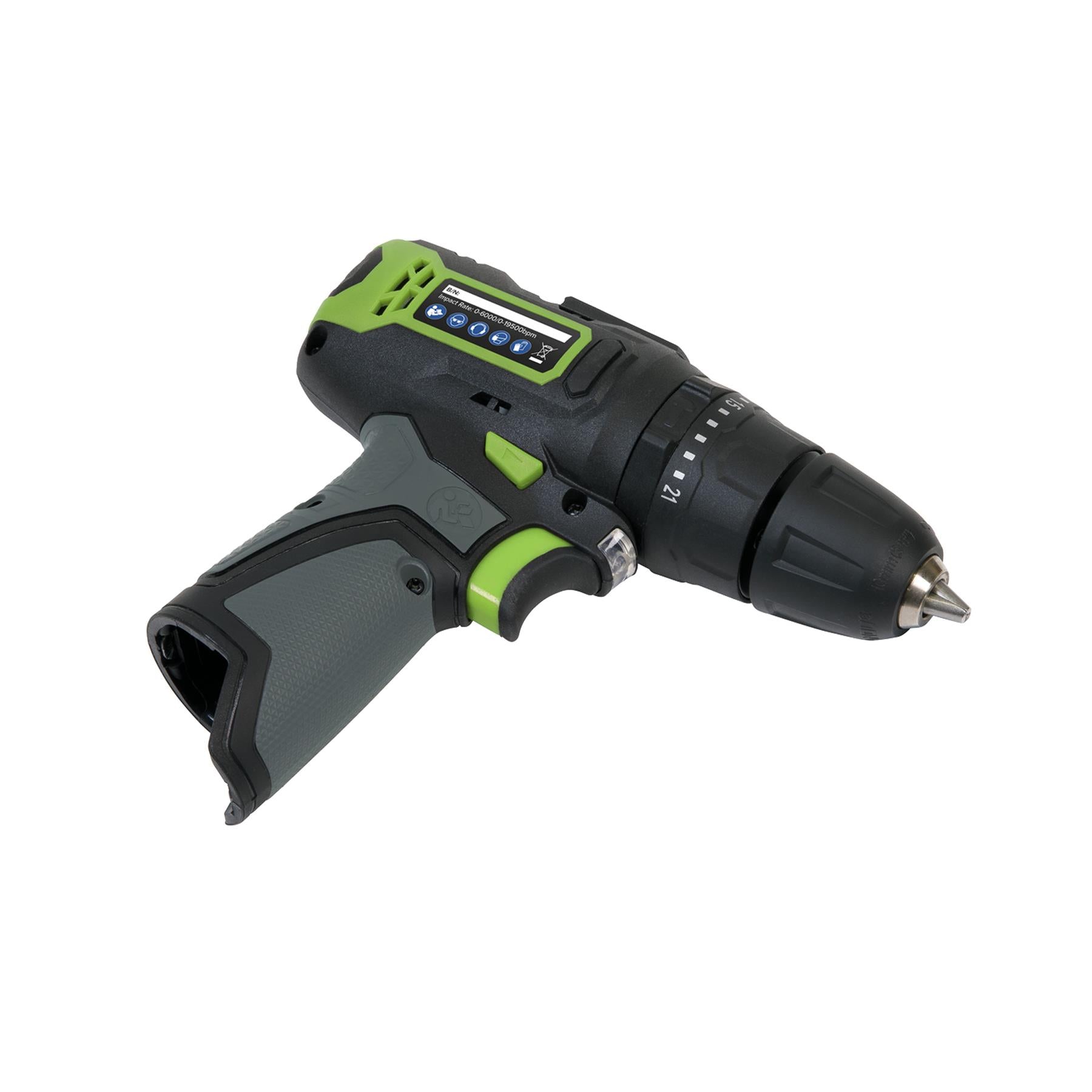 Sealey Cordless Hammer Drill/Driver Ø10mm 10.8V 2Ah