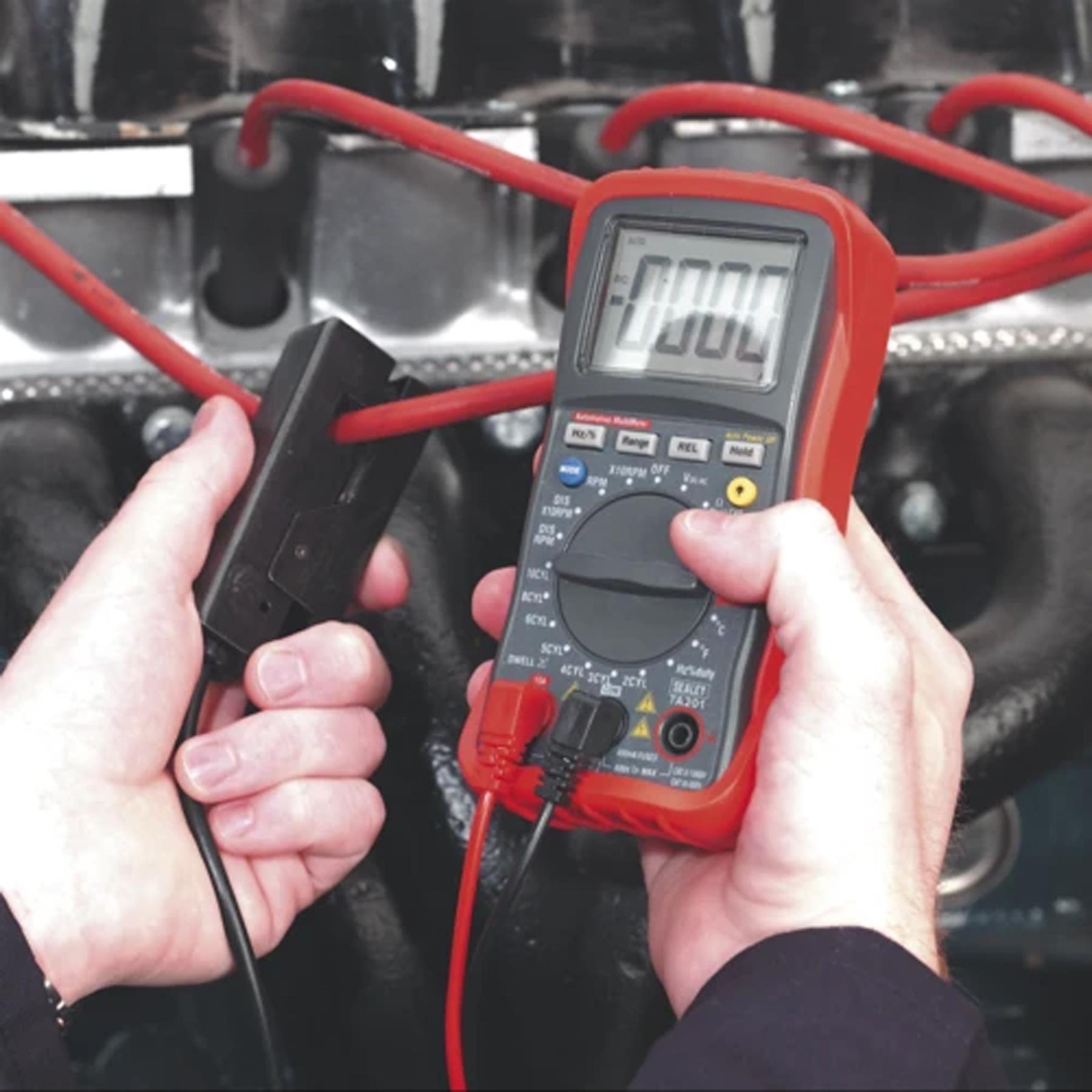 Sealey Digital Automotive Analyser 13-Function + Inductive Coupler