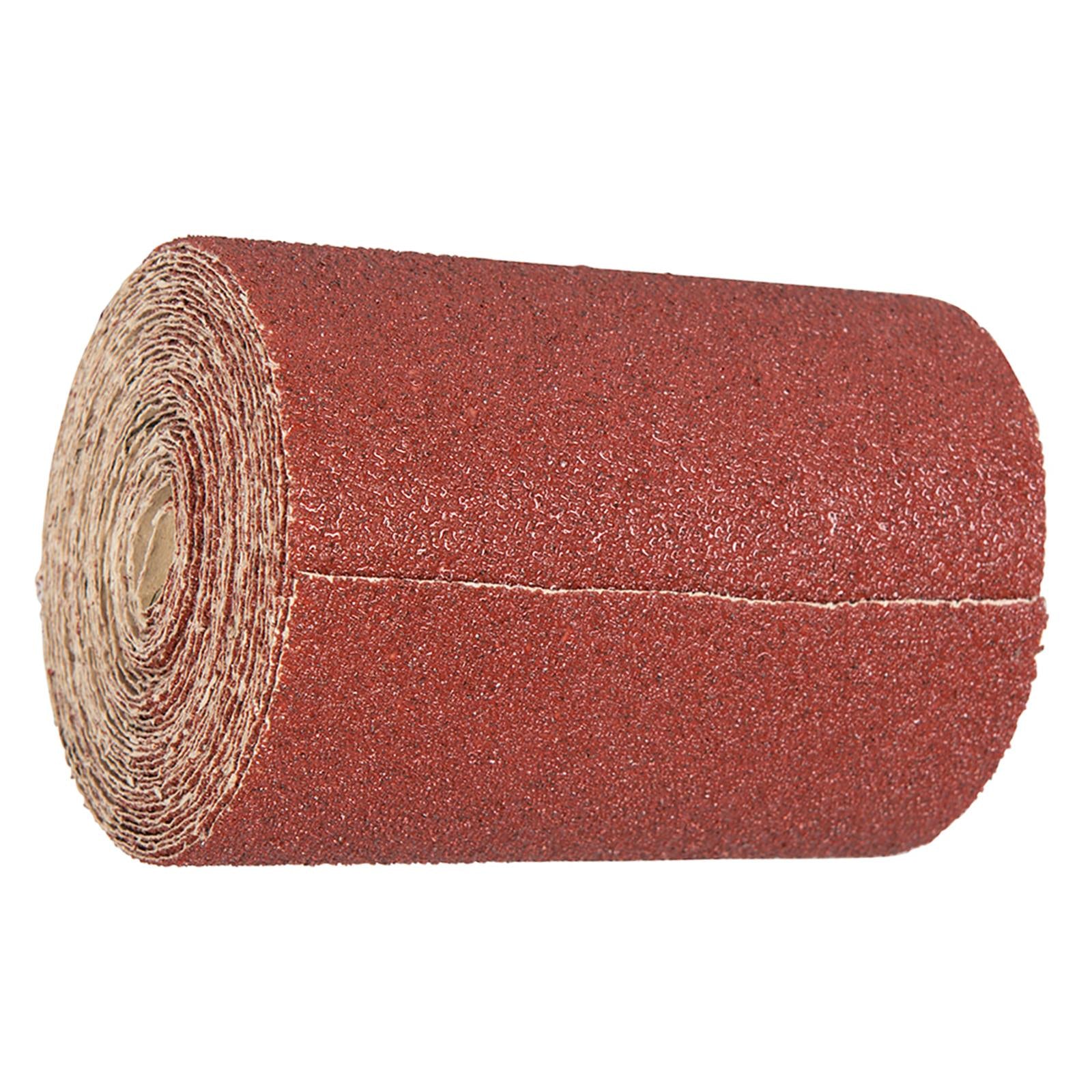 5m RED ALUMINIUM OXIDE SANDING ROLL GRIT 60 SANDPAPER SAND WOODWORK