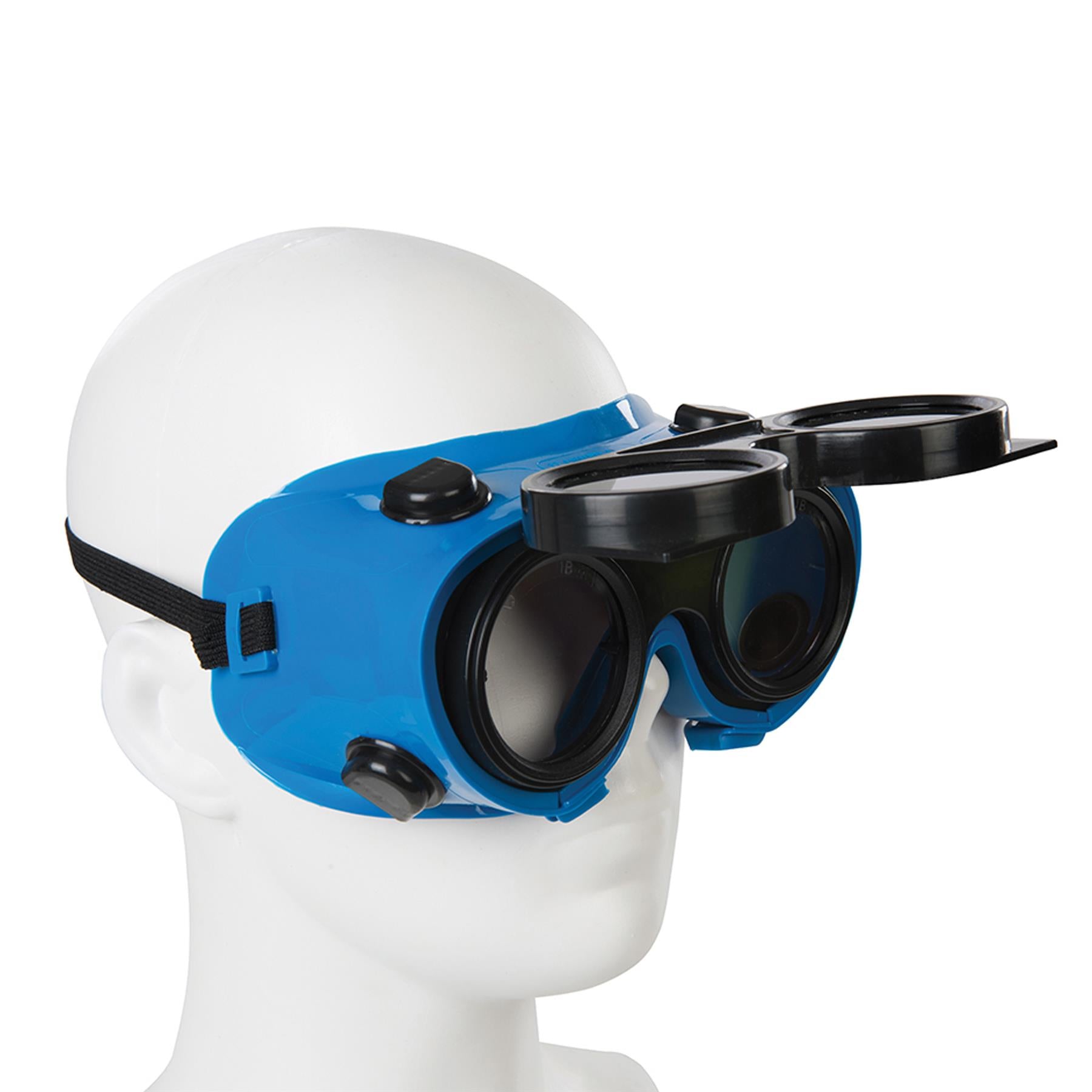 Welding Goggles Clear / No. 5 Green Clear Polycarbonate Safety Lens New