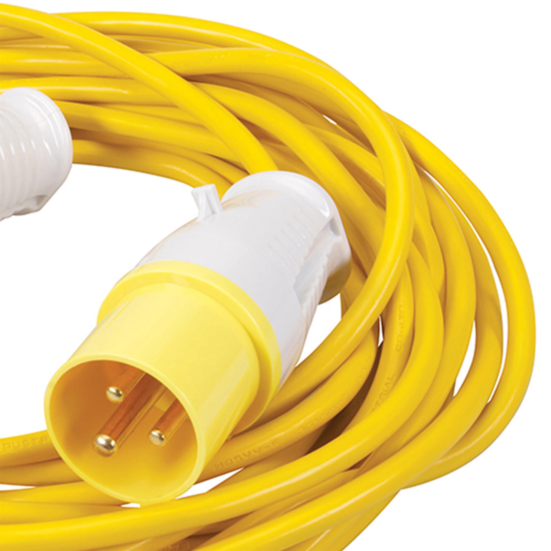 Heavy Duty Extension Lead 16A 110V 10M Home Camping Caravan Industrial Hook Up