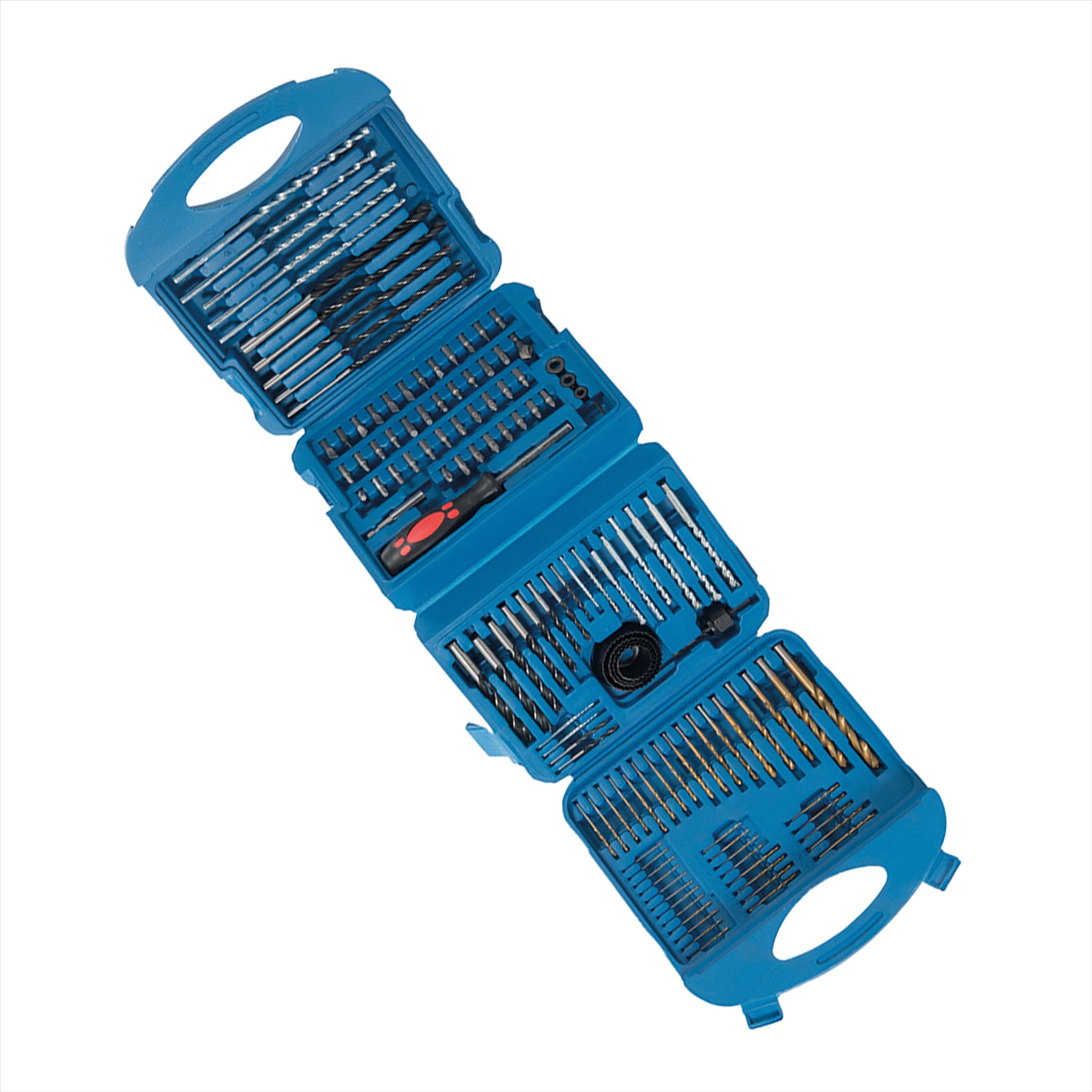 126 Piece Hss Metric Twist Drill Bit Set Carry Case Heavy Duty Work Kit